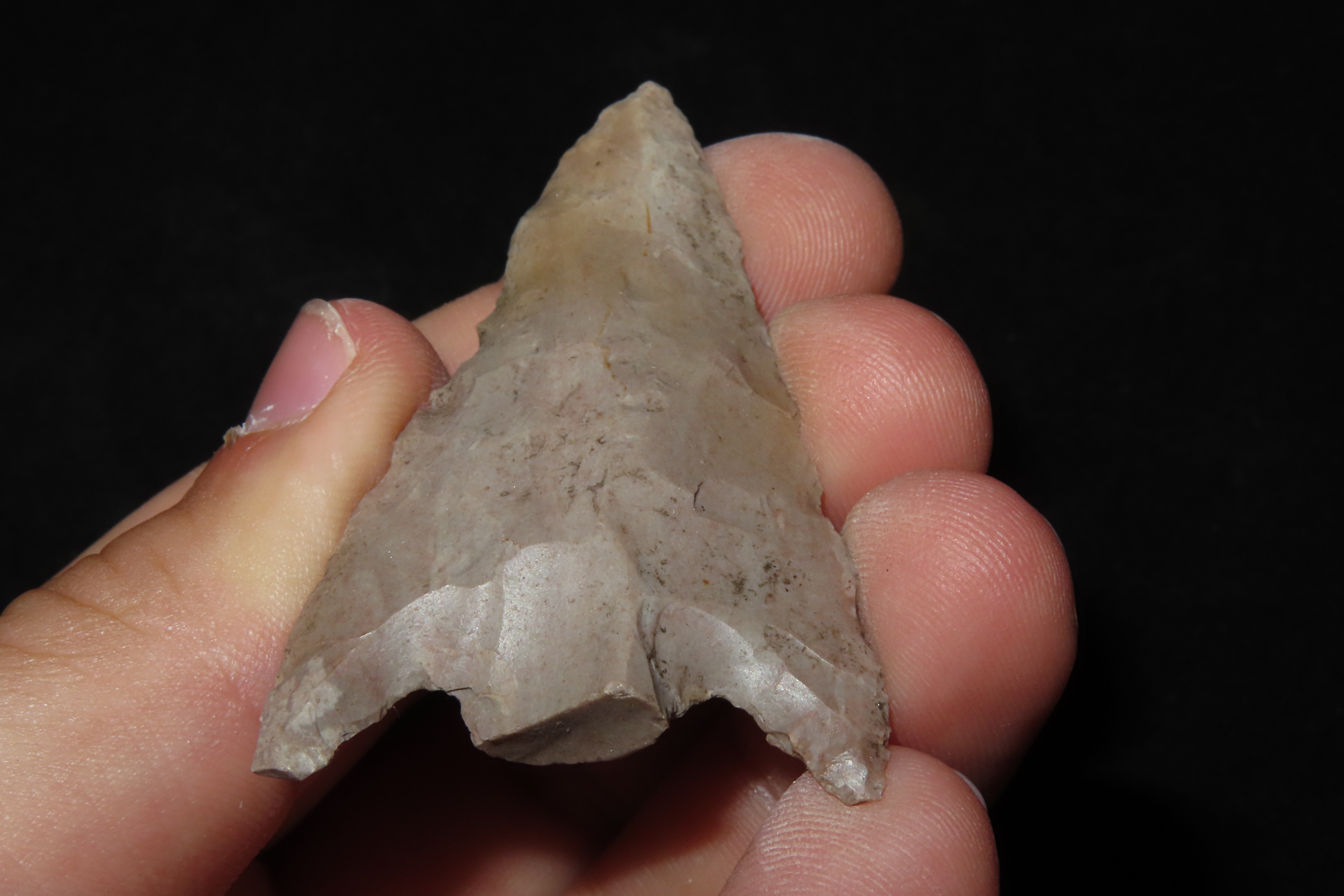 Nice 2 1/4" Rankin found in Wayne County Tennessee. Indian Arrowhead, Artifact.