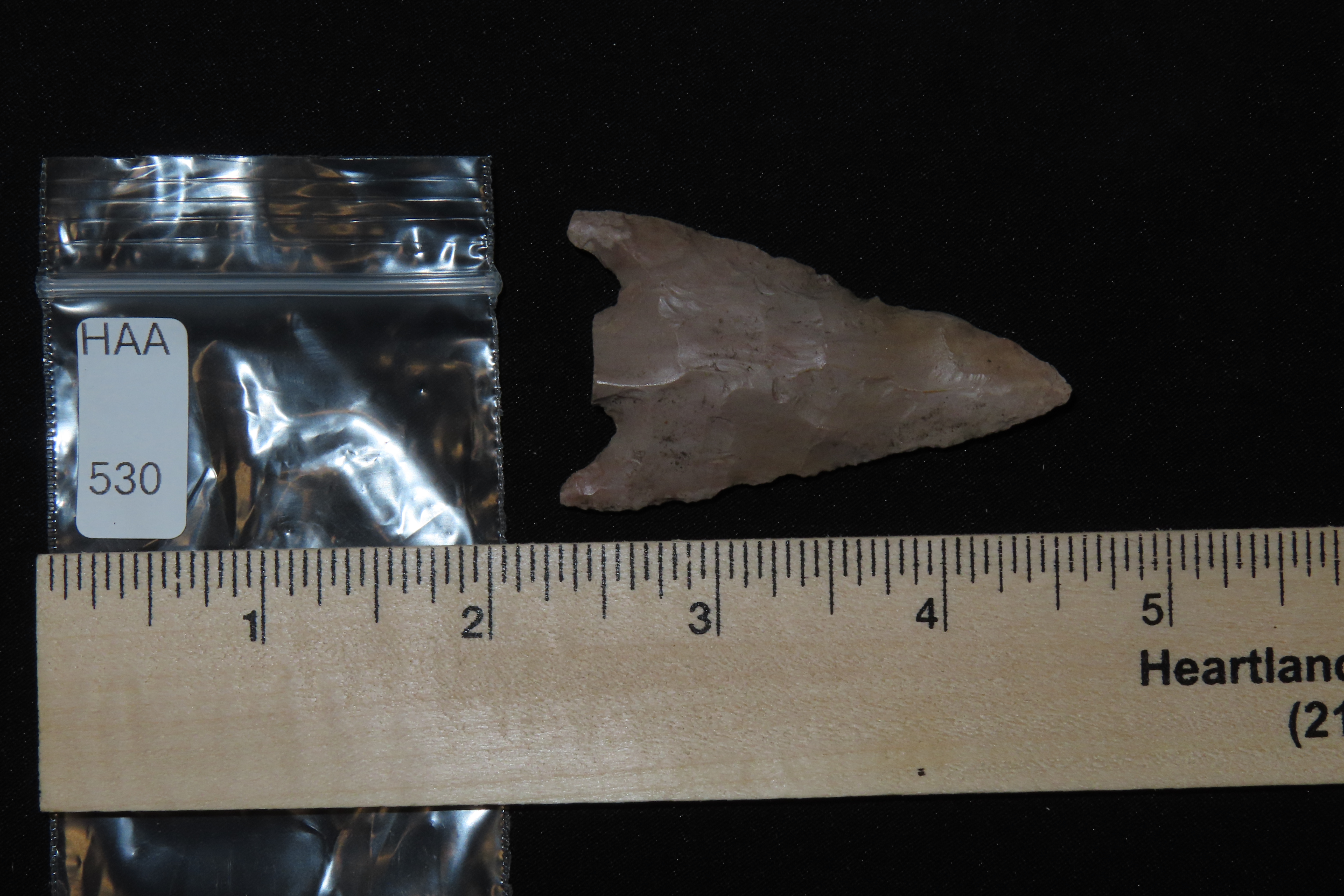 Nice 2 1/4" Rankin found in Wayne County Tennessee. Indian Arrowhead, Artifact.