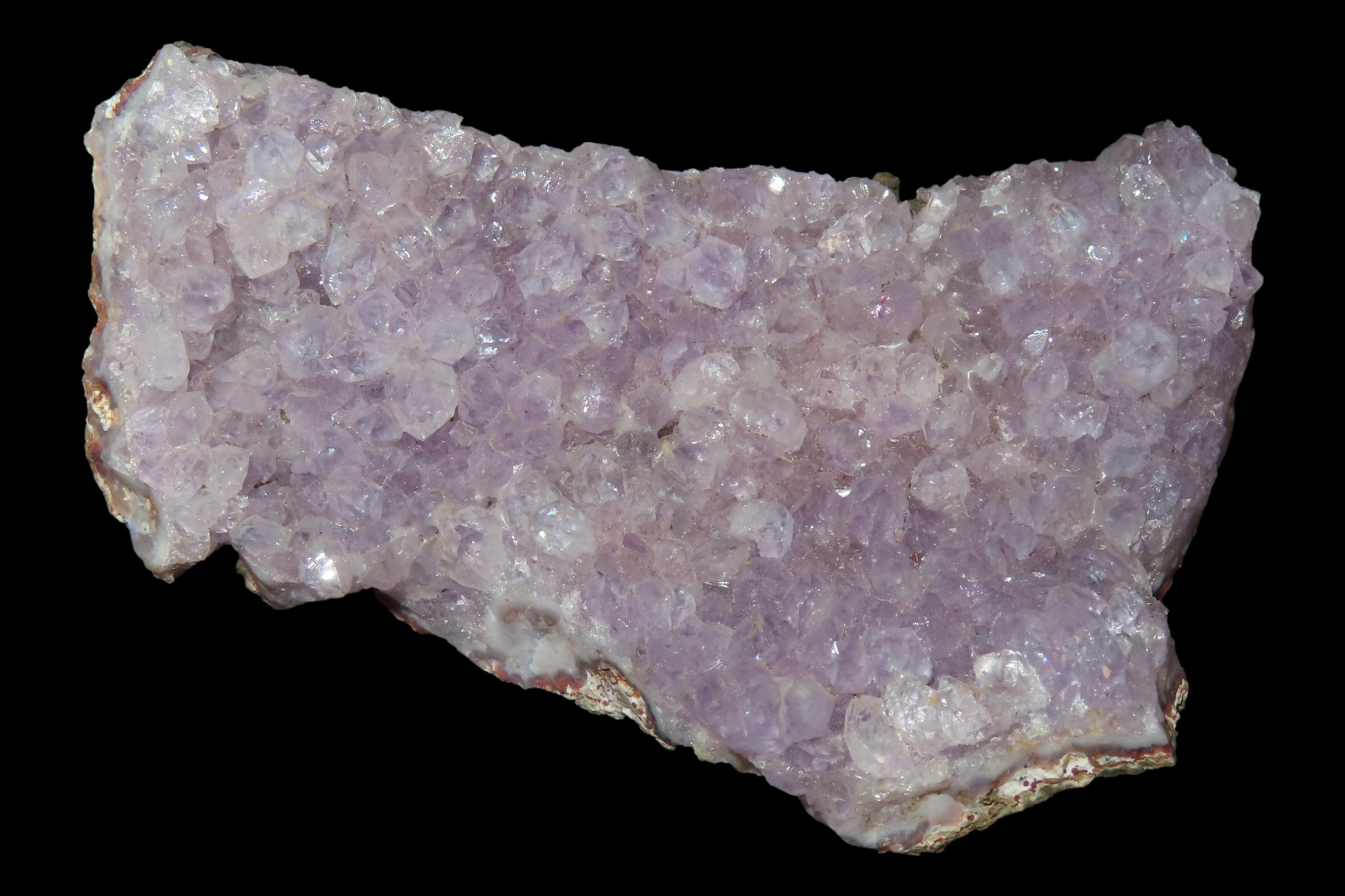 Beautiful Purple Amethyst Geode Cave Cluster. Great Color.