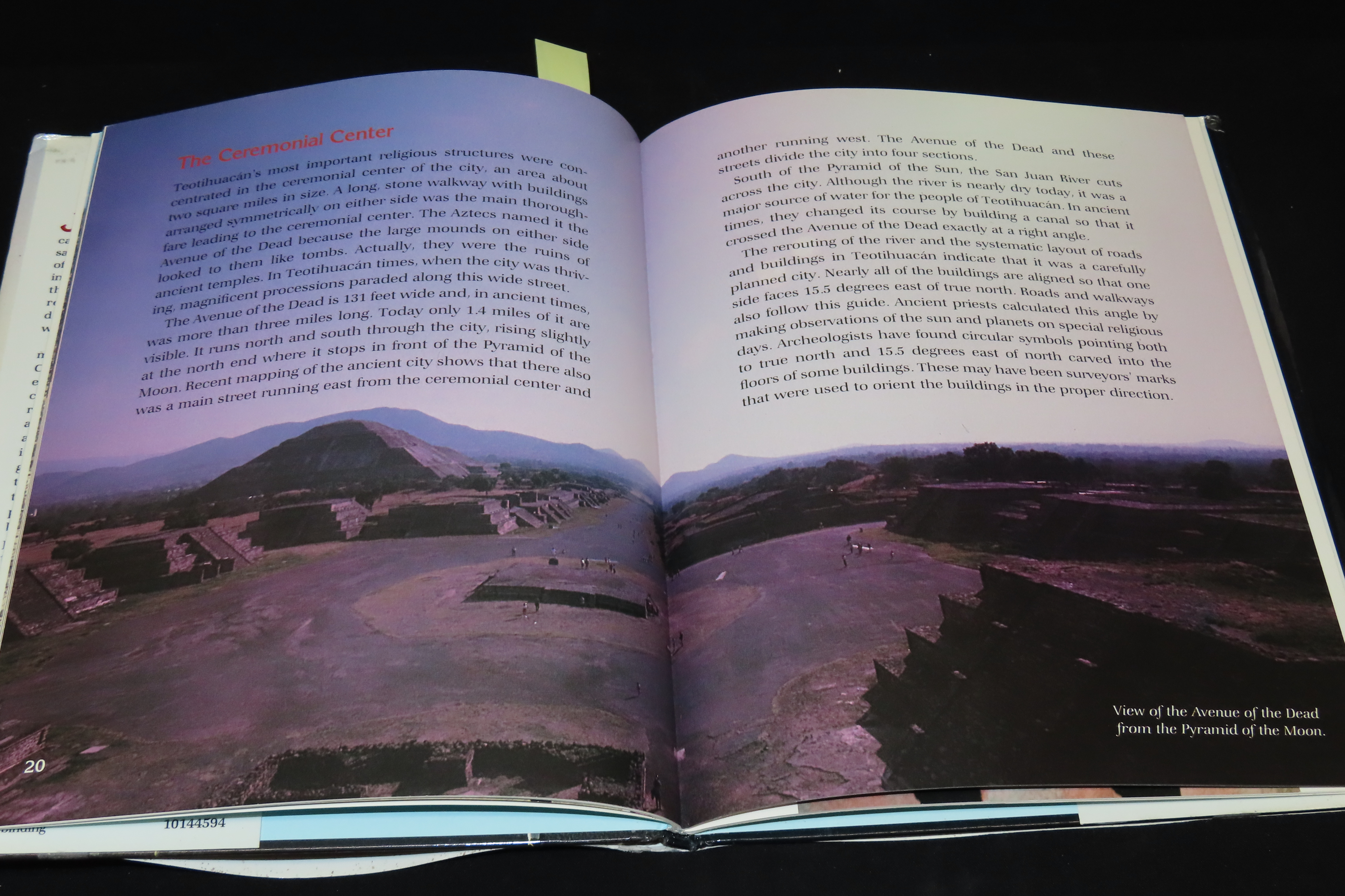 CITY OF THE GODS, TEOTIHUACAN, HARDBACK, 50 PAGES FULL POF GREAT COLOR PICS & LOTS OF INFO
