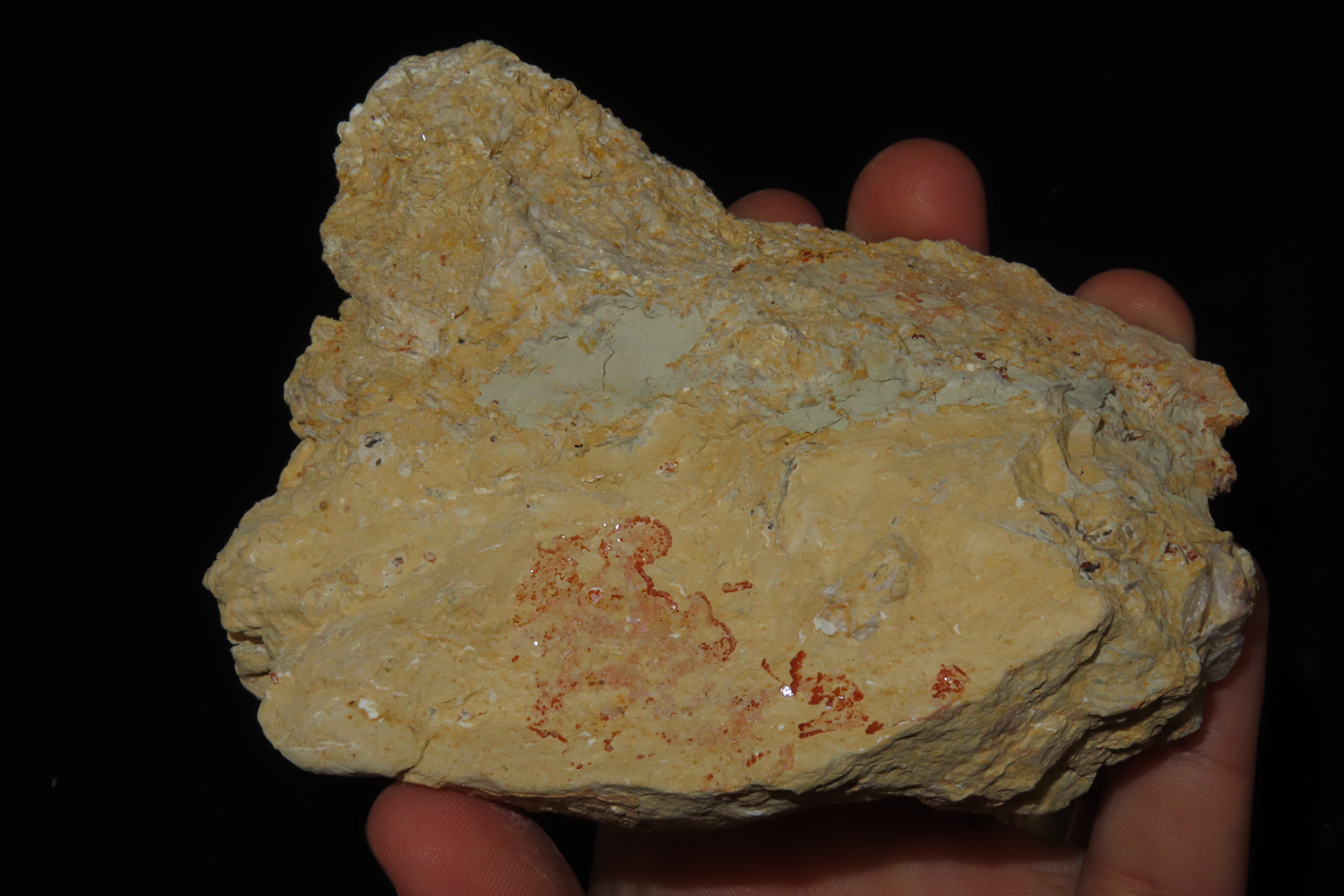 Beautiful Large Red Quartz Crystal Cluster, Great Display Specimen.