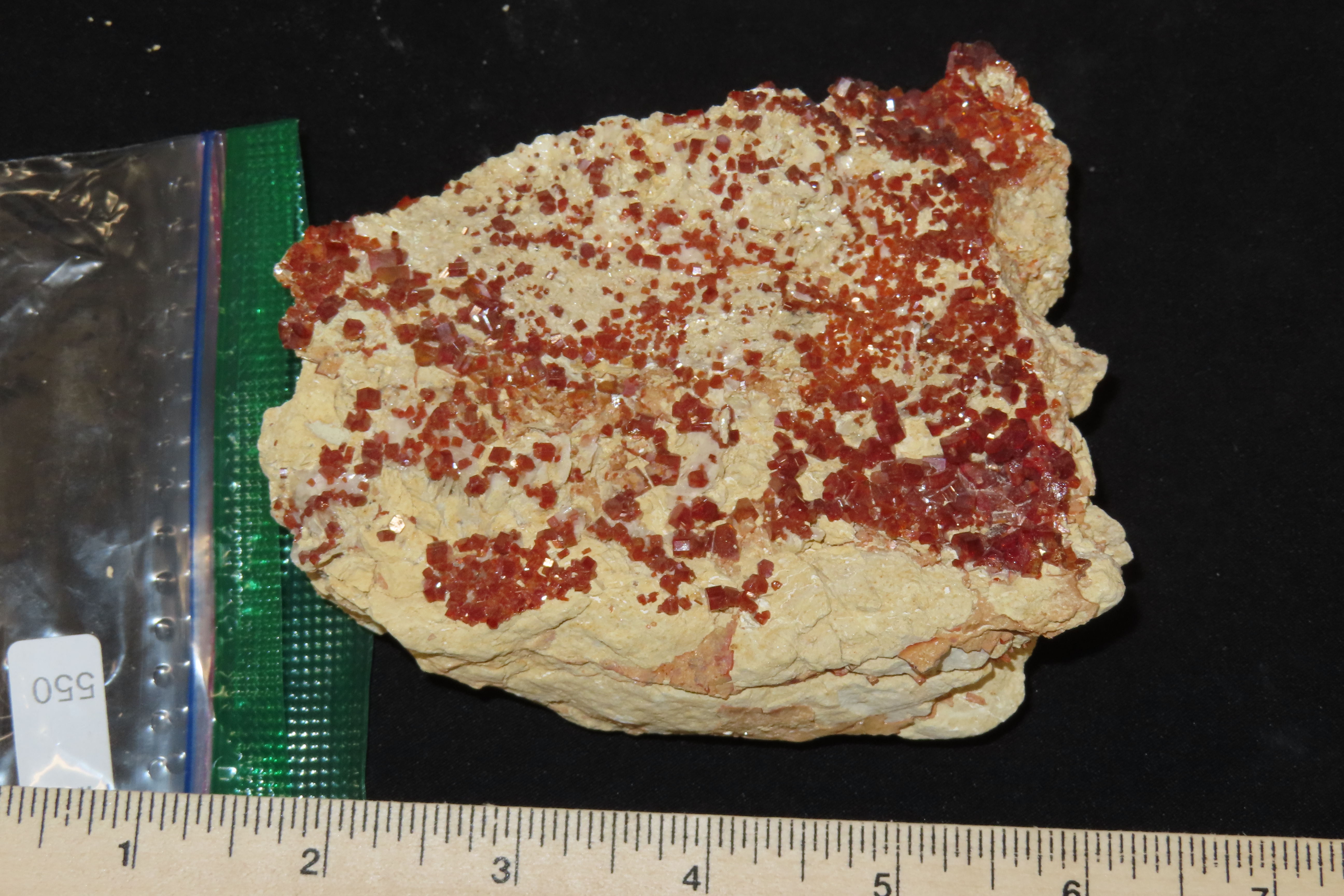 Beautiful Large Red Quartz Crystal Cluster, Great Display Specimen.