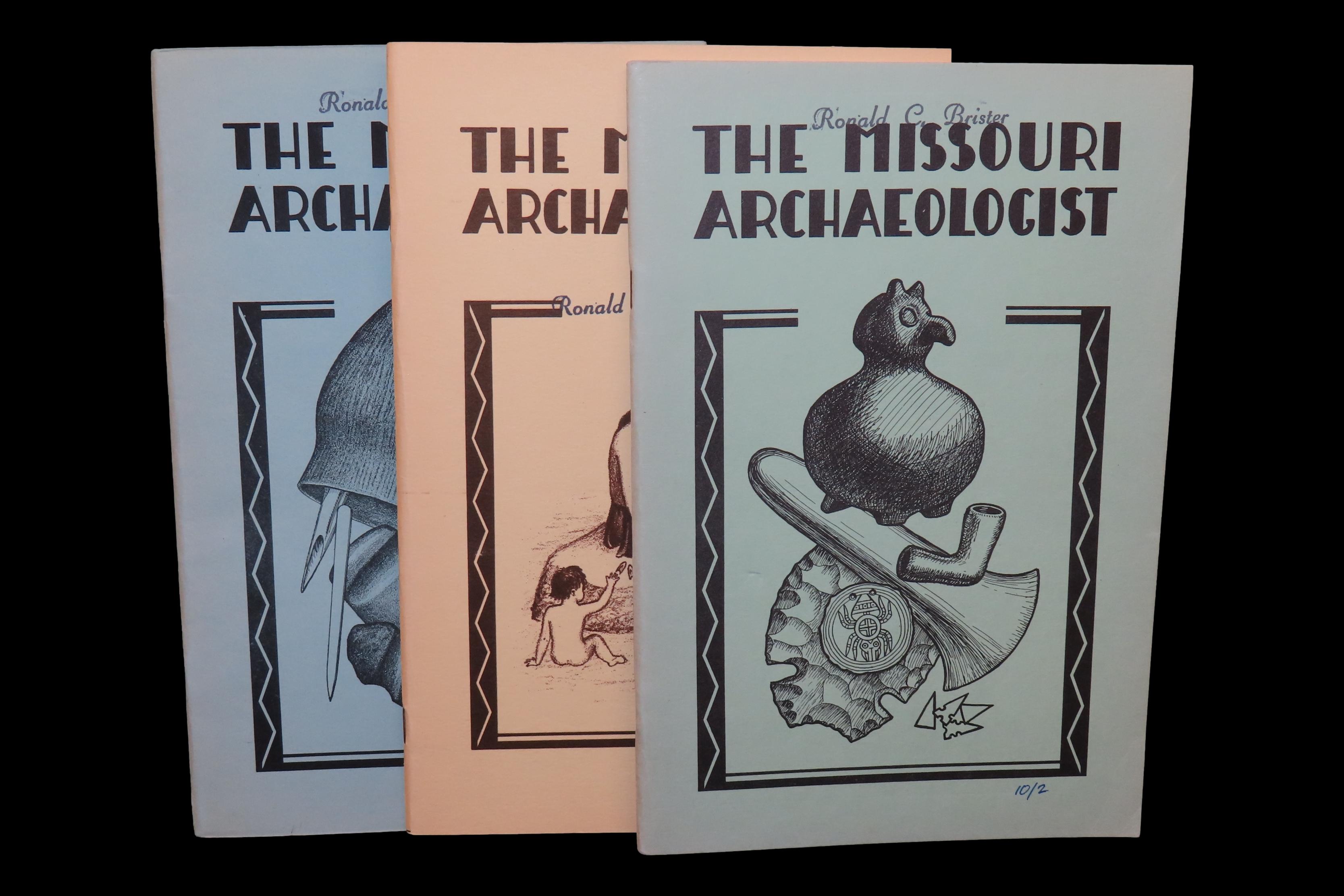 3 Hard to find Early Issues of the Missouri Archaeologist, 1947 & 1948. Full of Pics & Articles on all kinds of Artifacts & Sites.