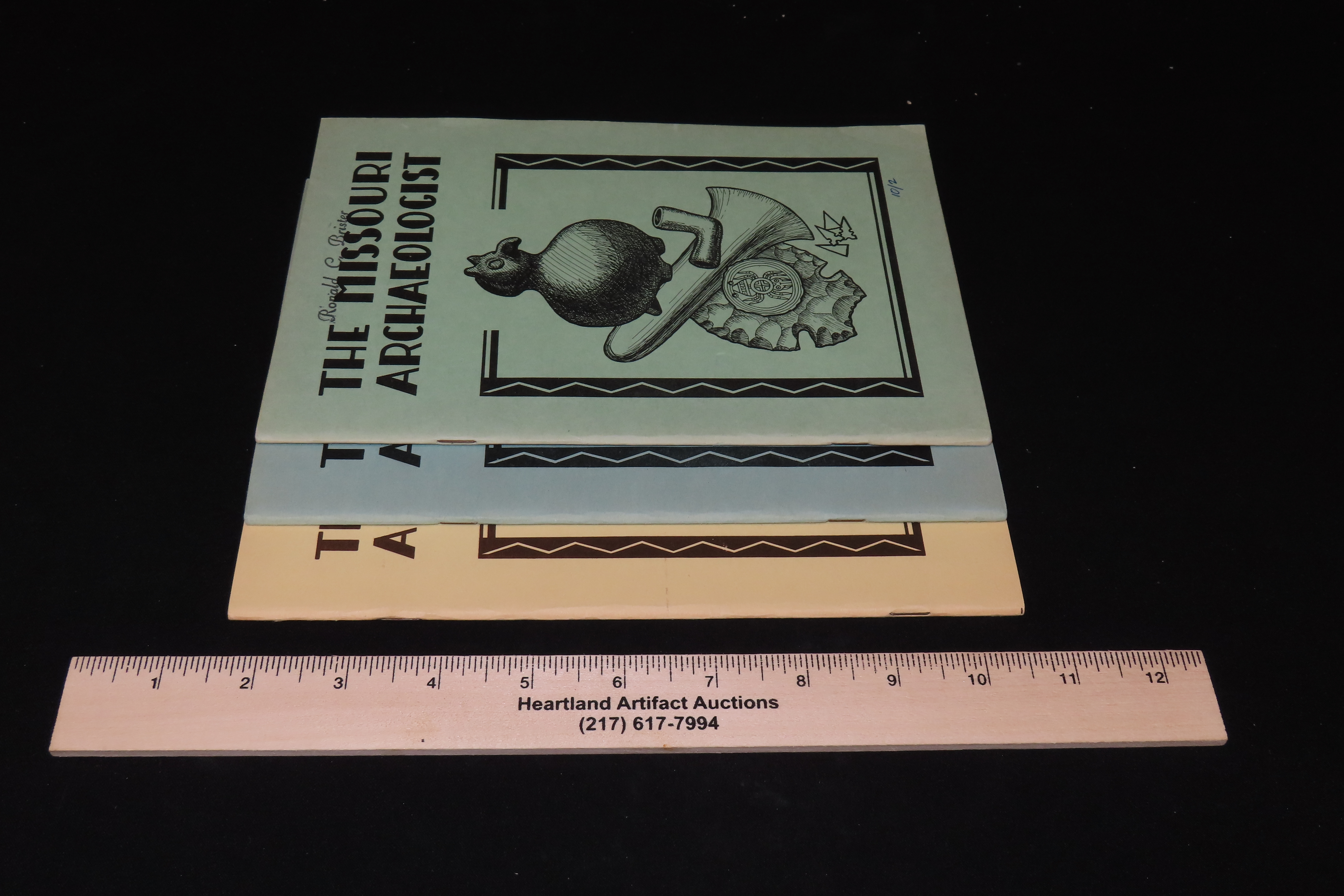 3 Hard to find Early Issues of the Missouri Archaeologist, 1947 & 1948. Full of Pics & Articles on all kinds of Artifacts & Sites.