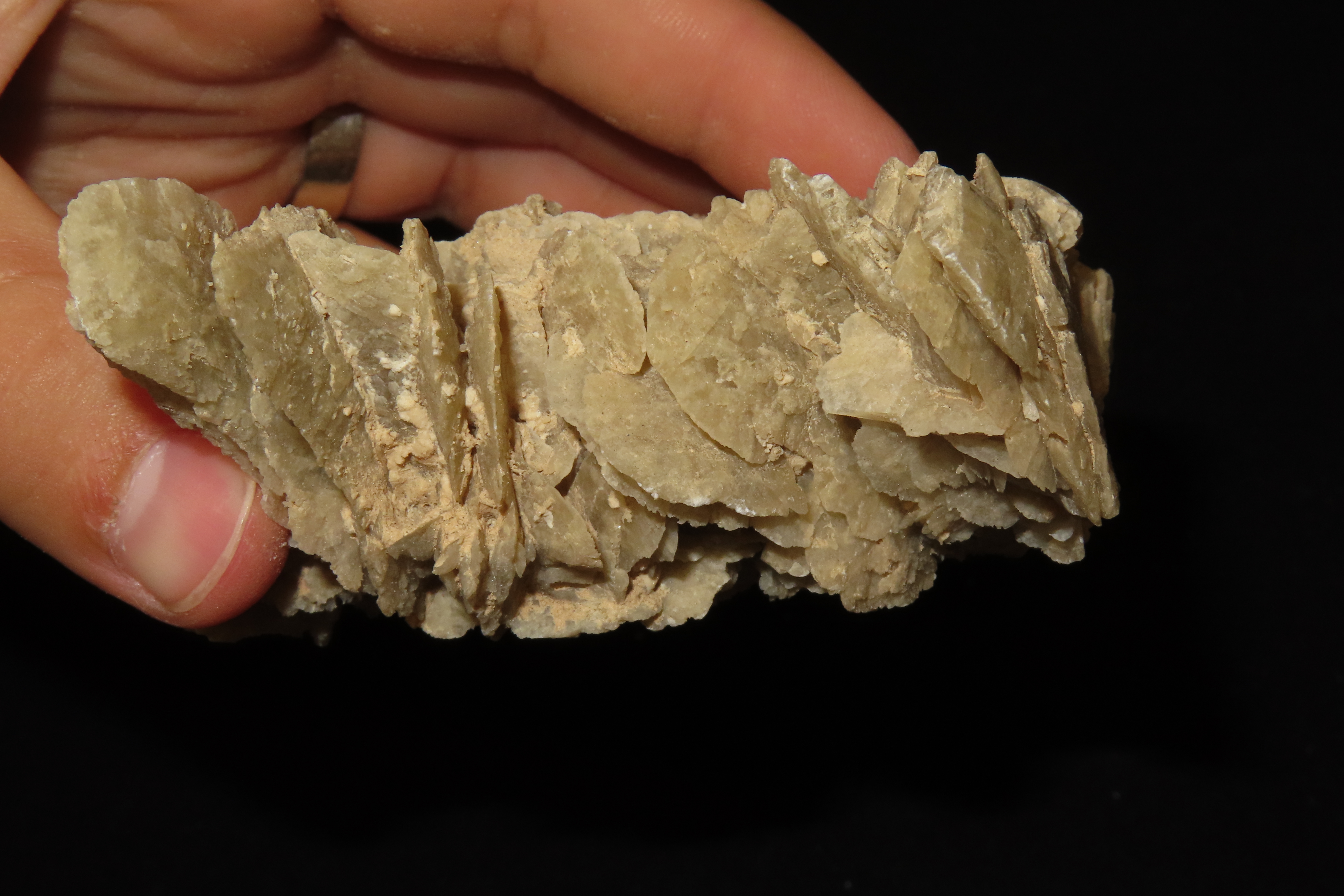 Beautiful Gypsum Celenite Crystal Cluster. Great Display piece.