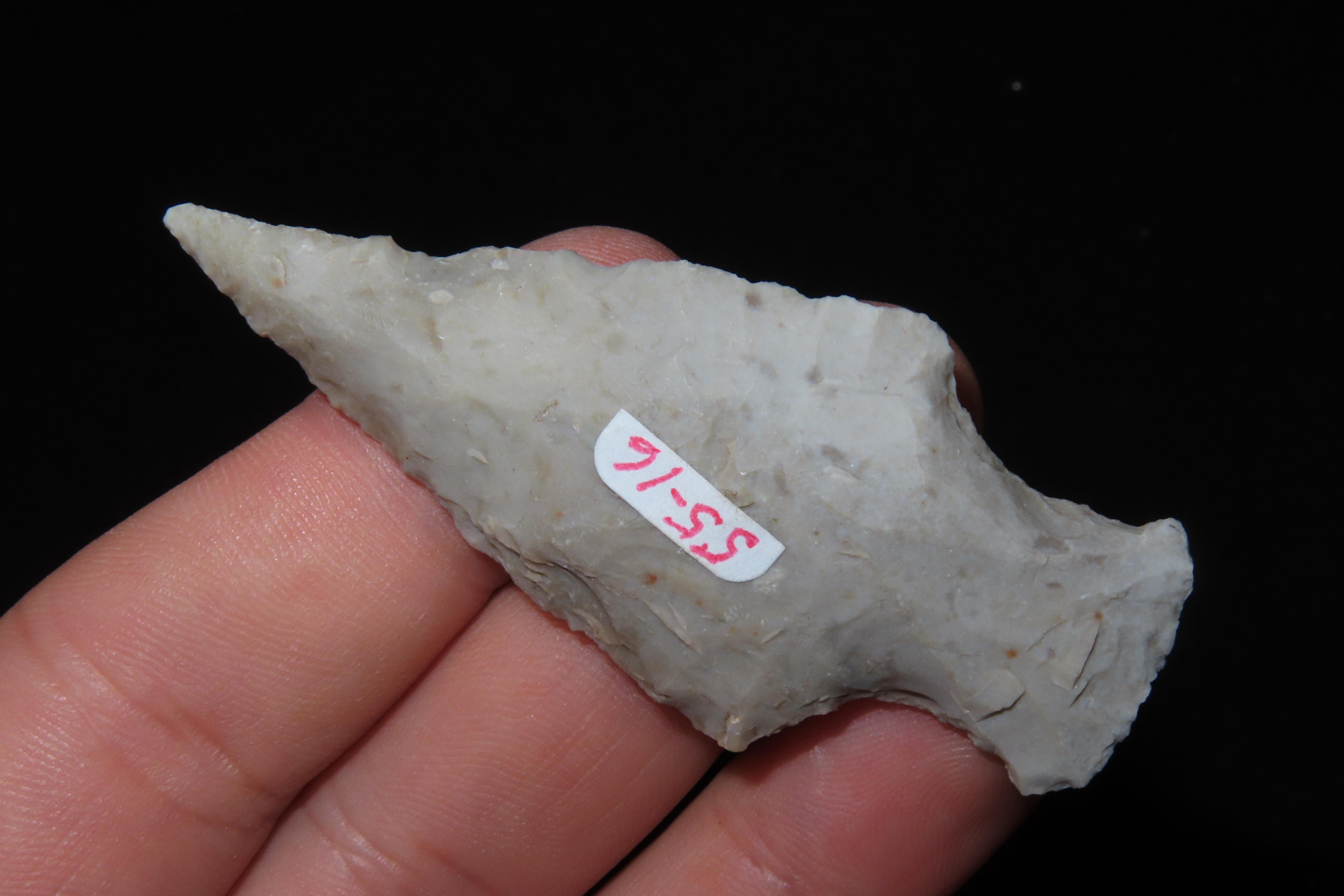 Outstanding 2 5/8" Nolan found in Bell County Texas, Ex Dr. Ted Raurk, Ex Tom Davis. Indian Arrowhead. Artifact.