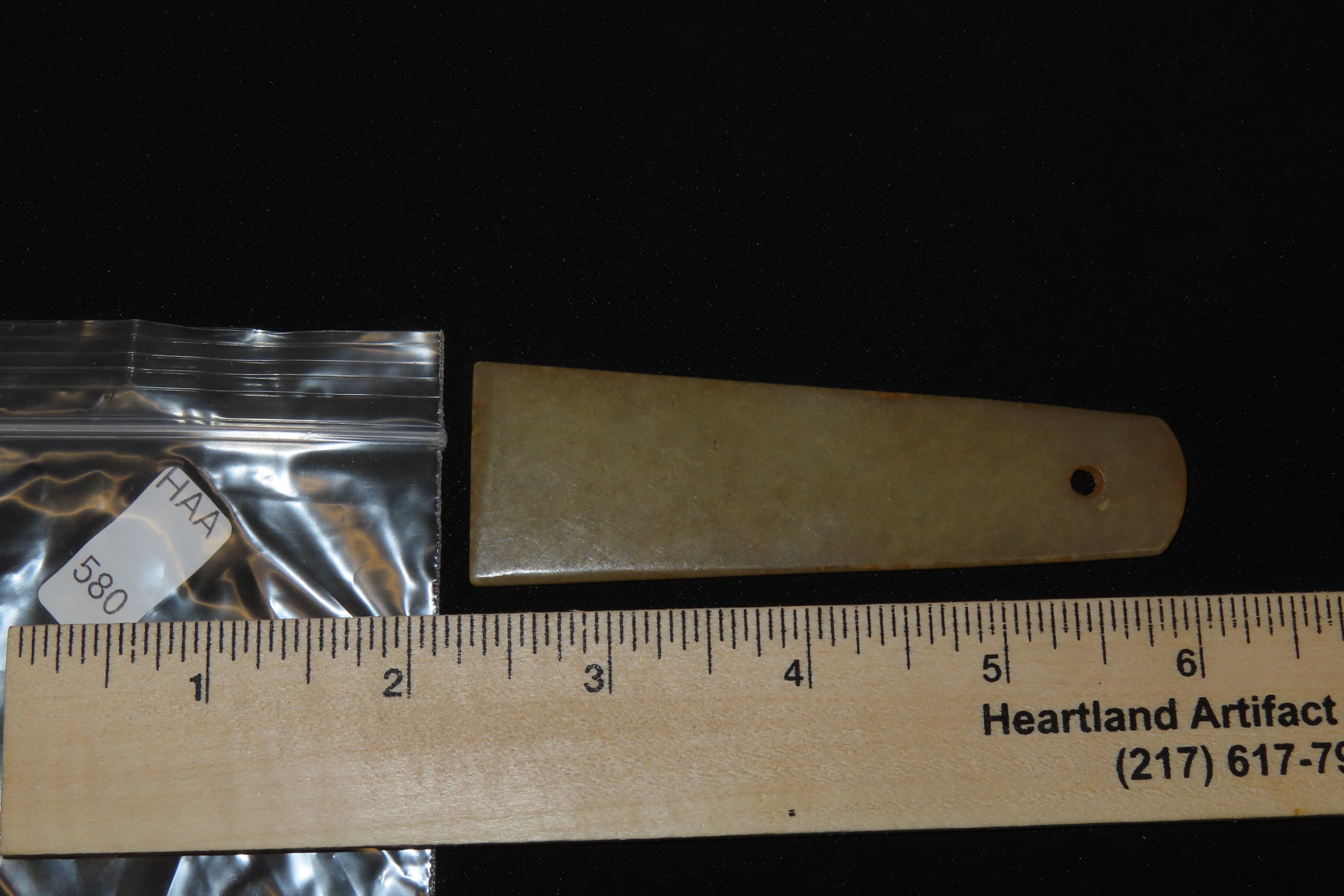 Nice Antique Chinese Hongshan Culture Jade Effigy Pendant, Hand Made Example.
