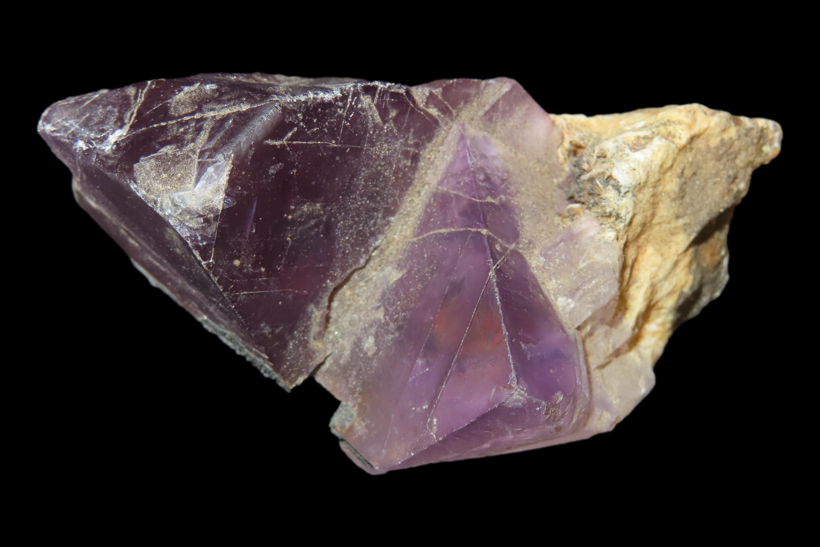 Beautiful large Chunk of Purple Fluorspar from Southern Illinois. Amazing colors!