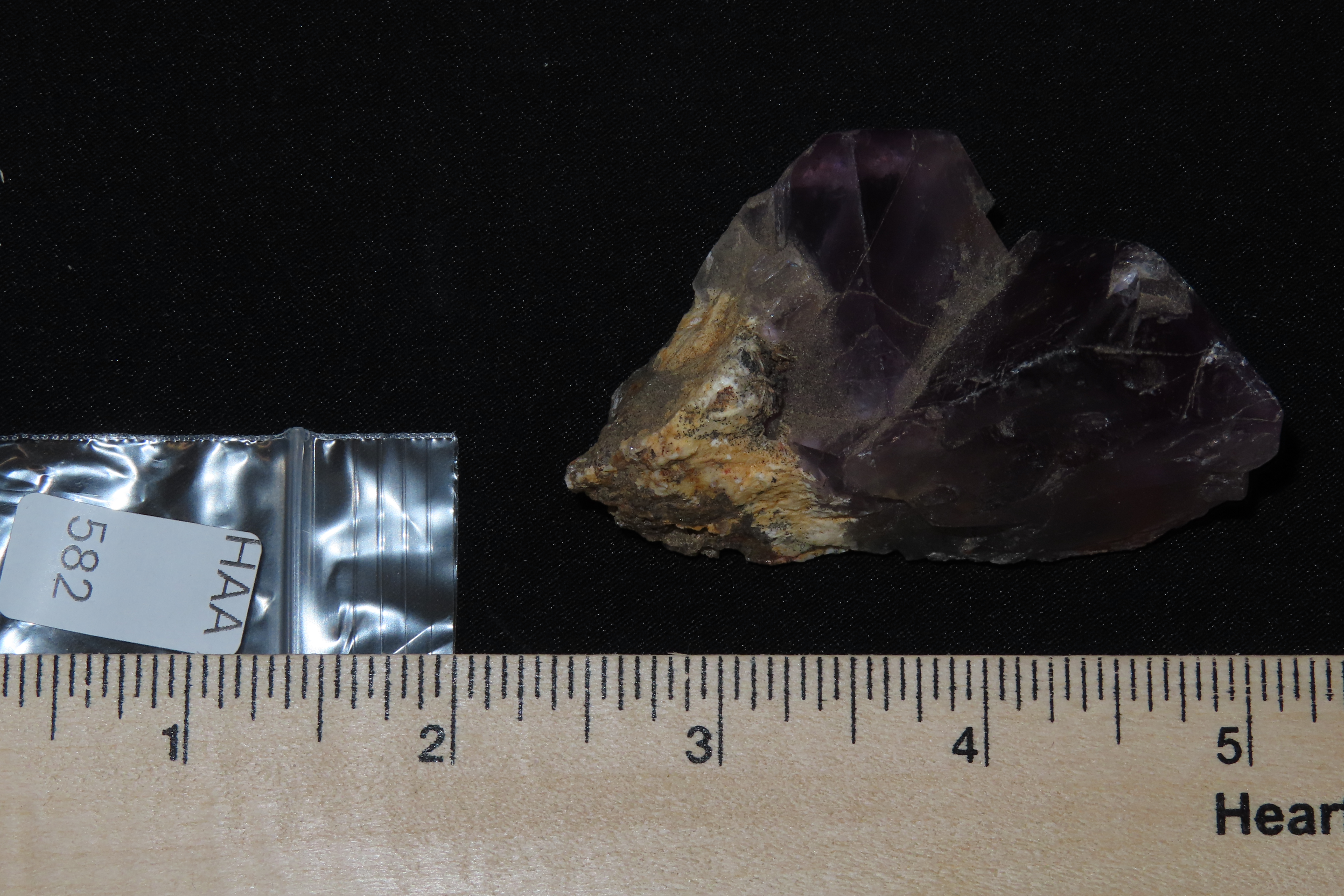 Beautiful large Chunk of Purple Fluorspar from Southern Illinois. Amazing colors!