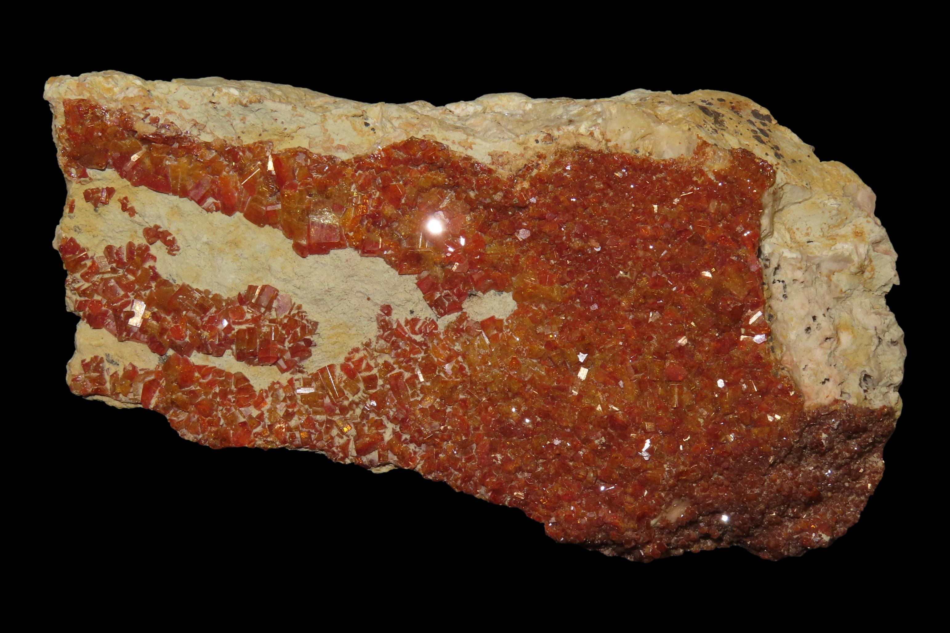 Beautiful Large Red Quartz Crystal Cluster, Great Display Specimen.