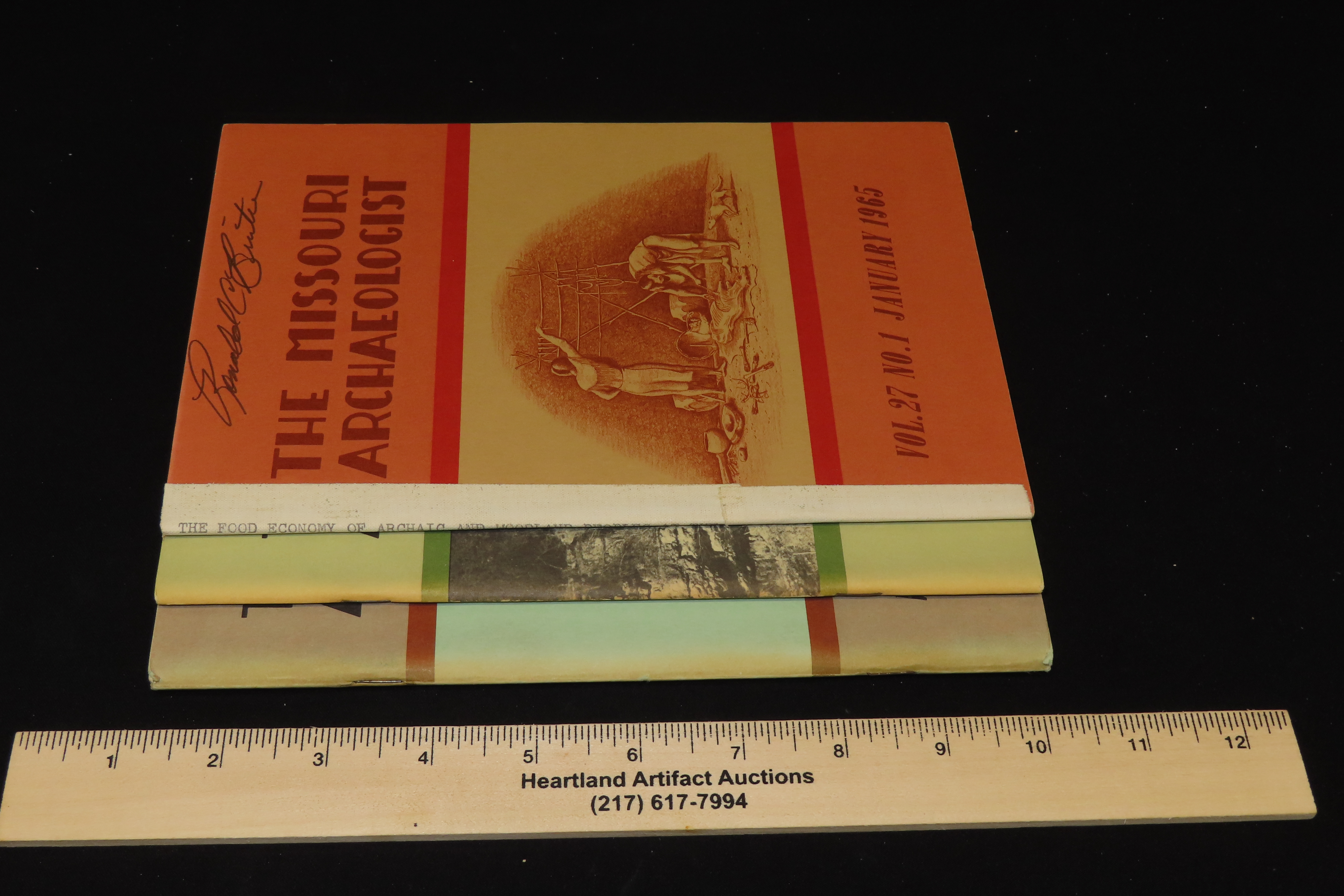 Complete Set of 1965 Missouri Archaeologist. Full of Pics & Articles on all kinds of Artifacts & Sites