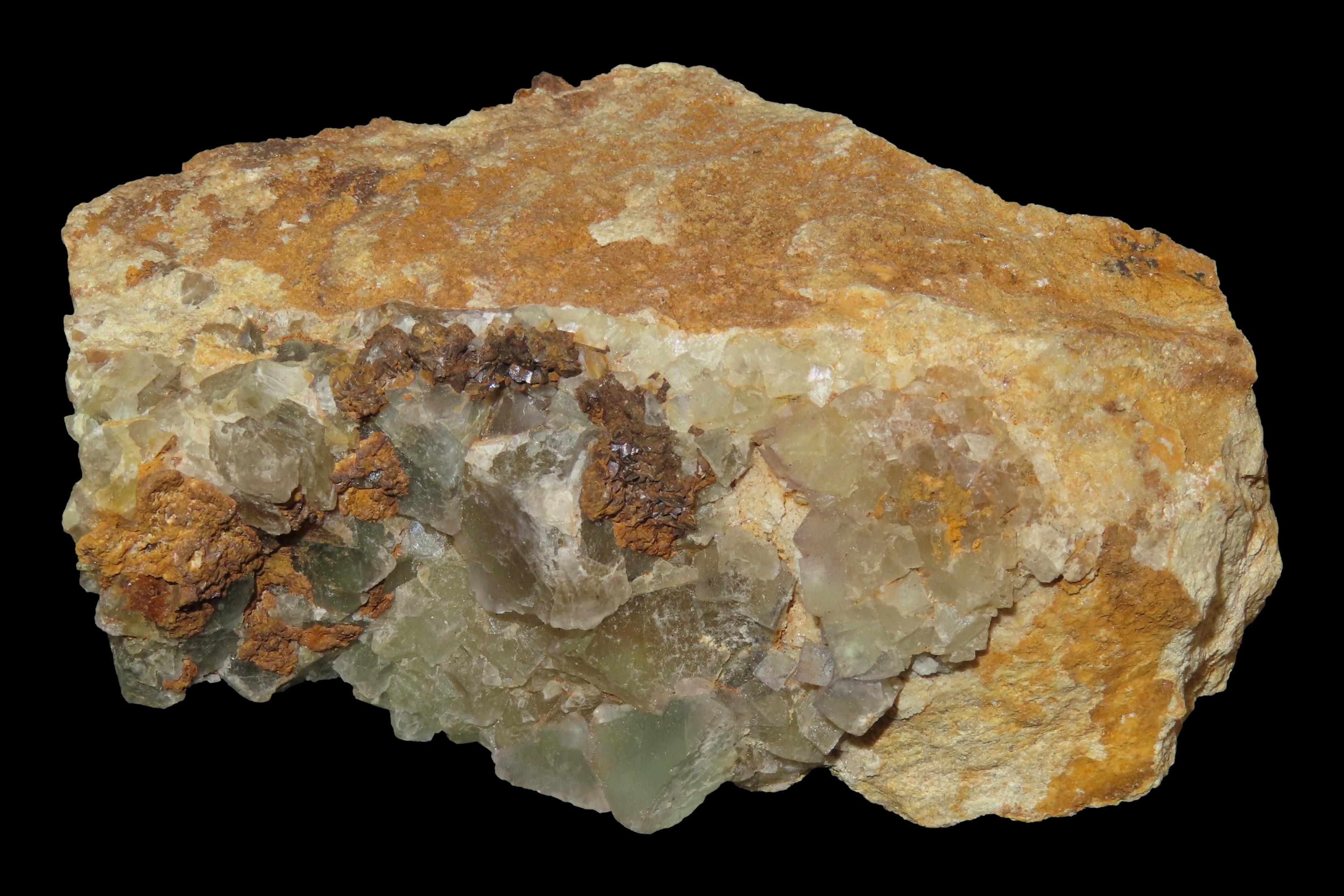 Beautiful large Chunk of Green Fluorspar. Rare color!