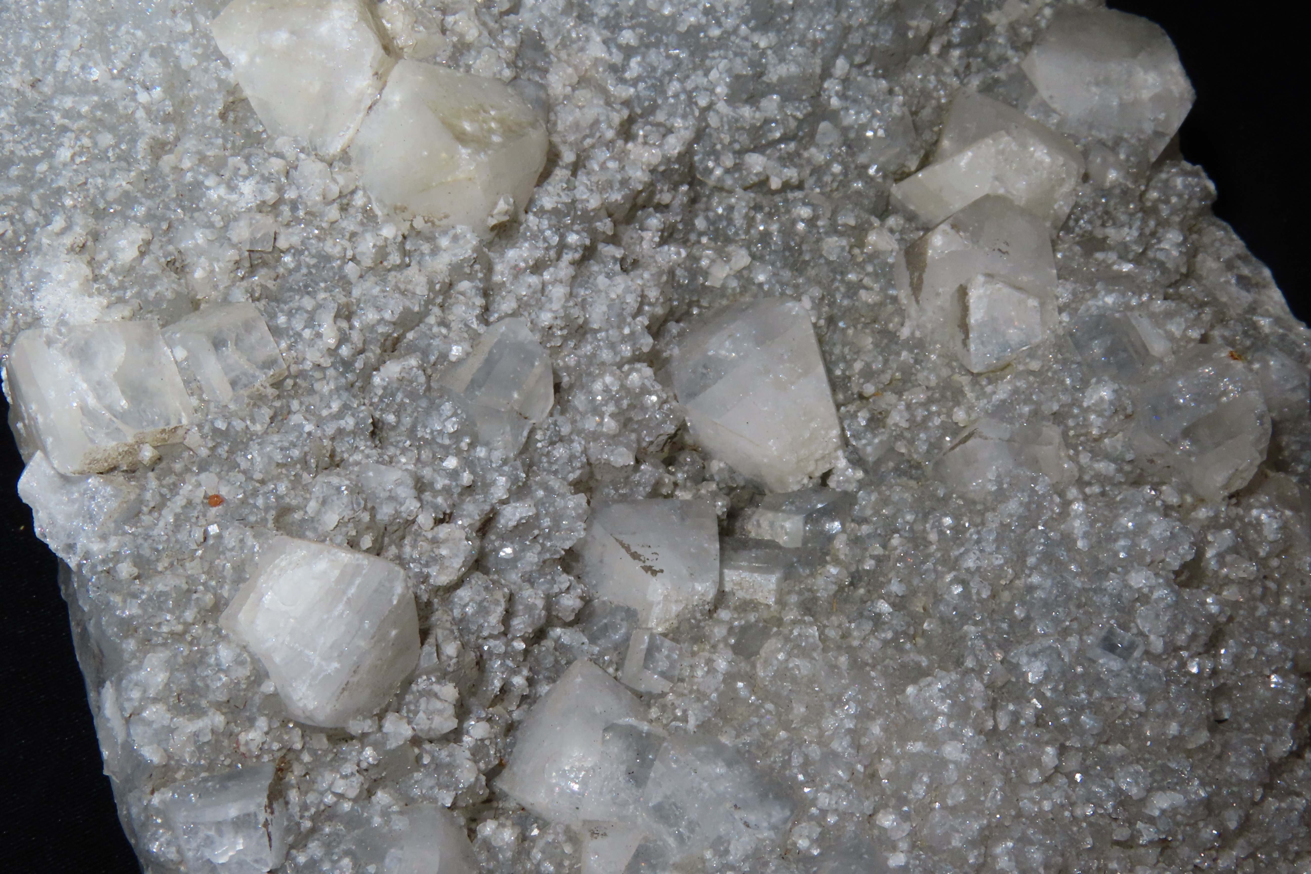 Beautiful Large Clear & White Quartz Crystal Cluster, Great Display Specimen. Frosted, looks like its dusted with Snow.