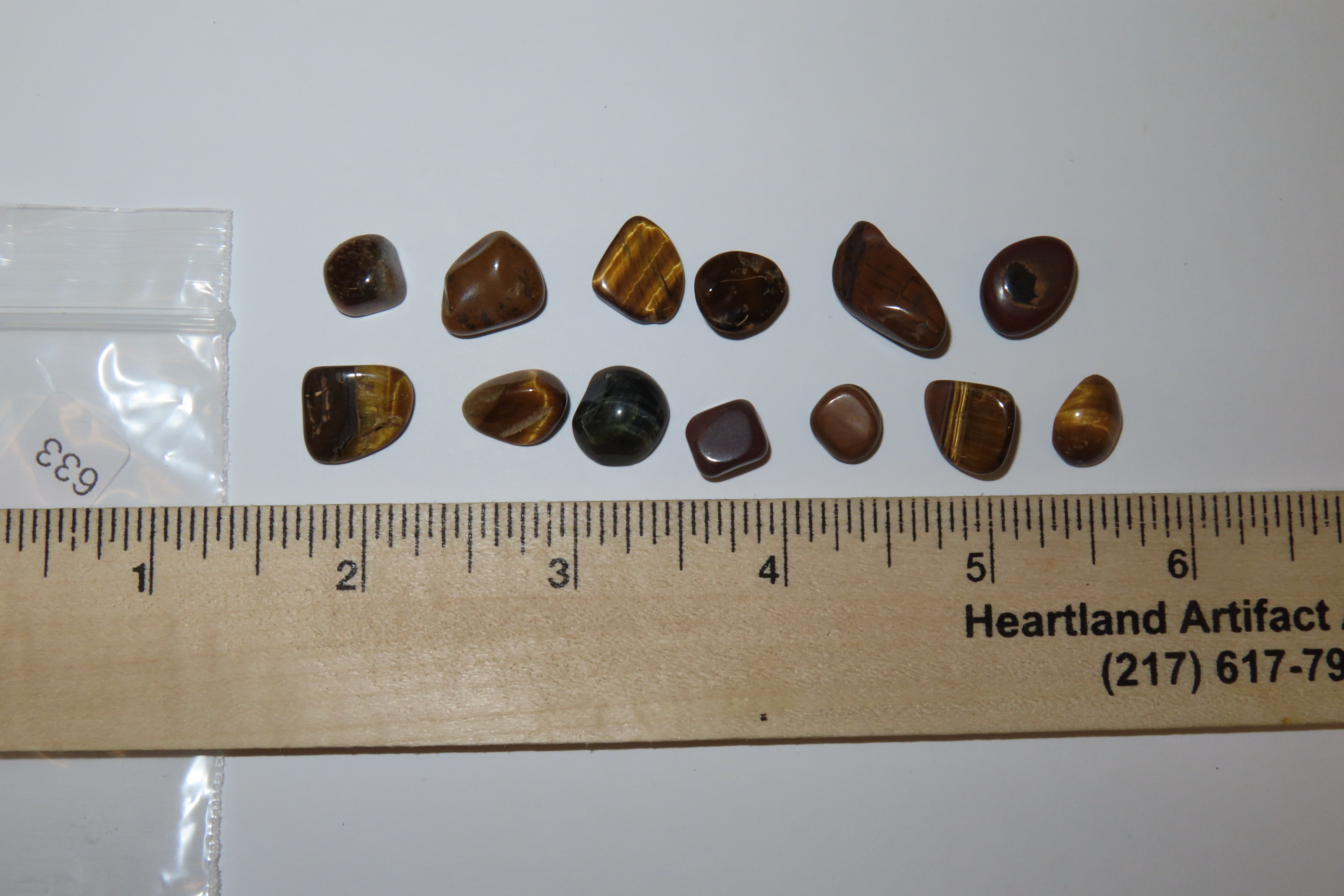 Lot of Polished Tiger Eye Gemstones.