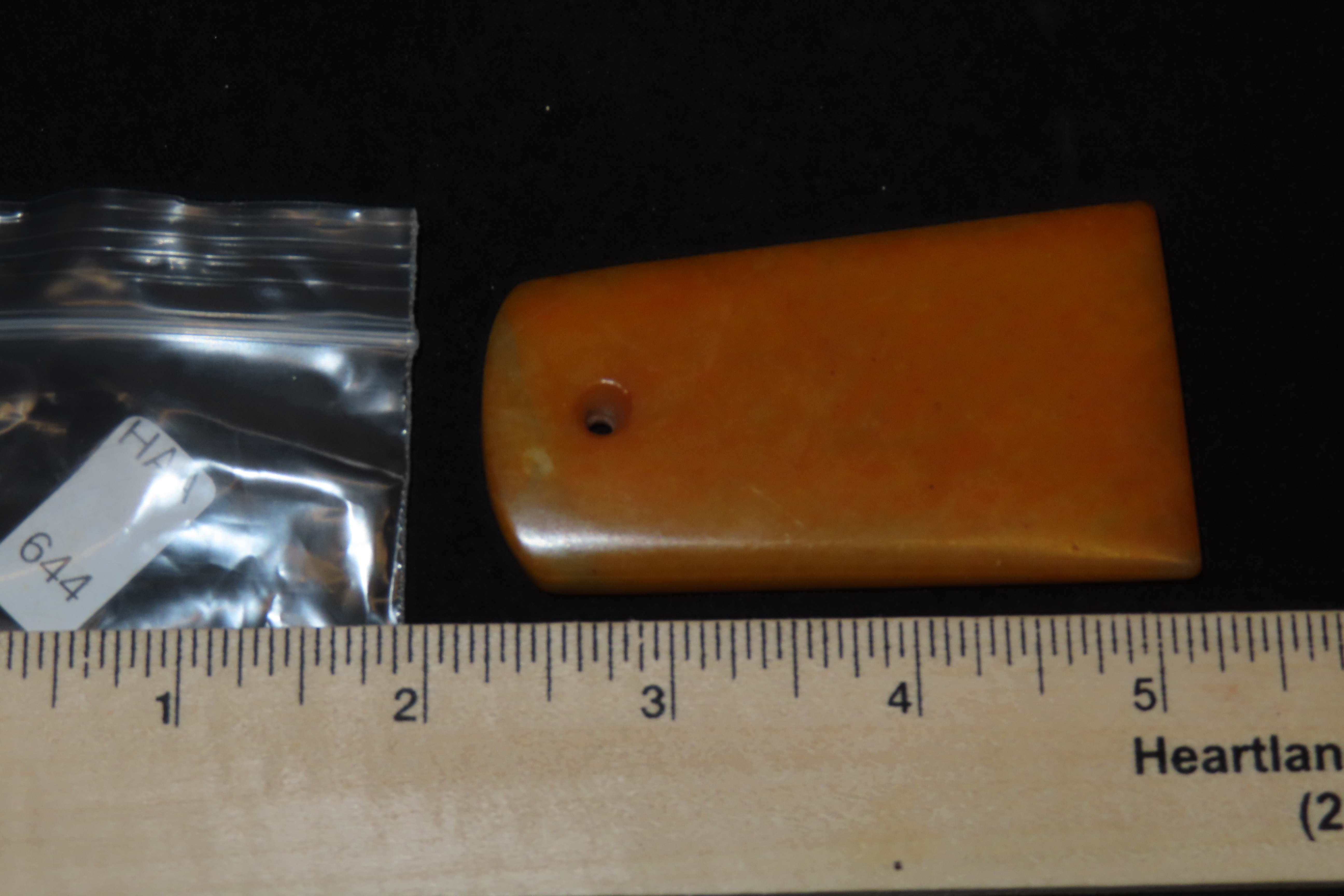 Nice Antique Chinese Hongshan Culture Jade Effigy Pendant, Hand Made Example.