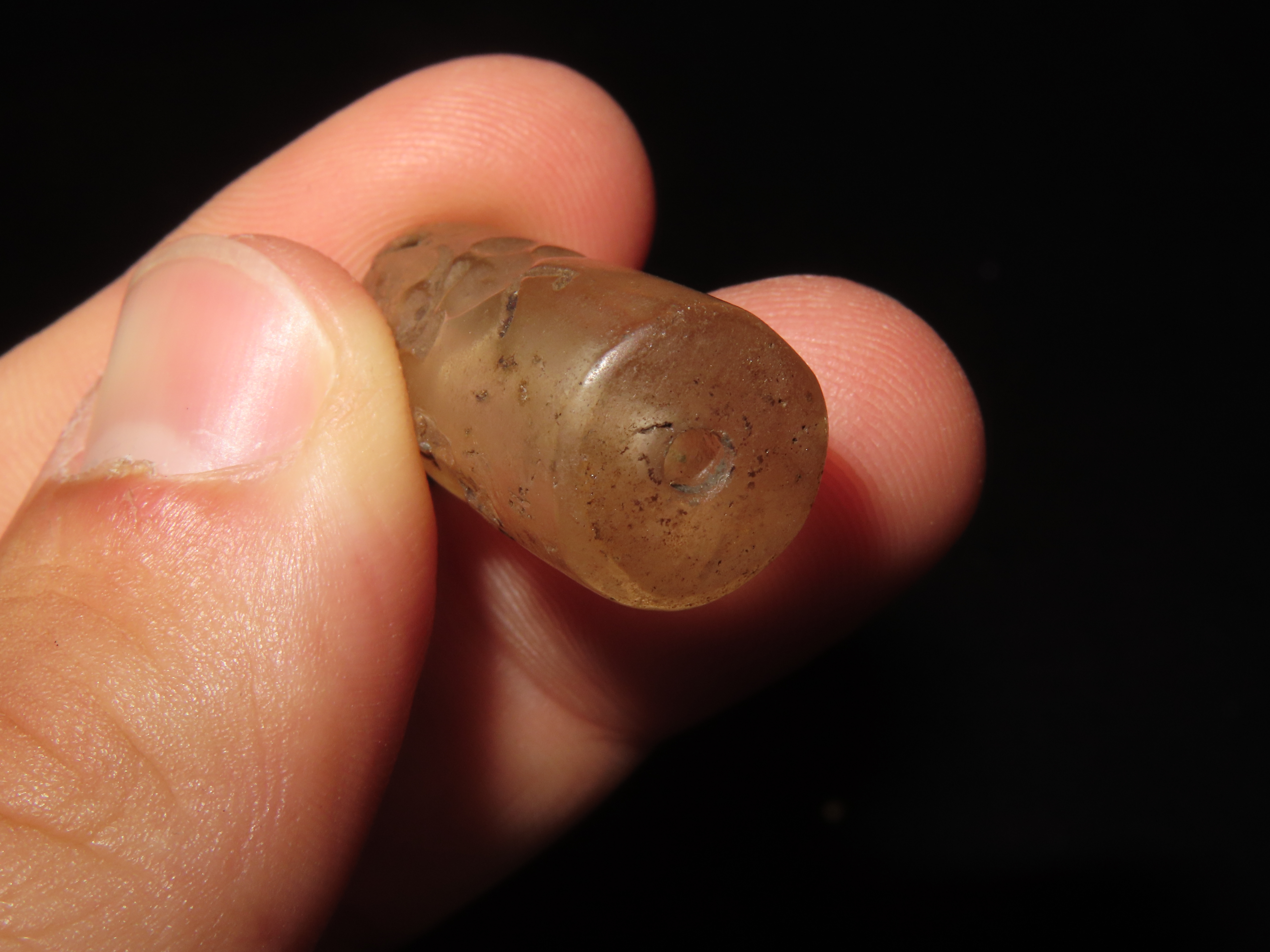 Ancient Roman Viking Engraved Intaglio Seal Bead