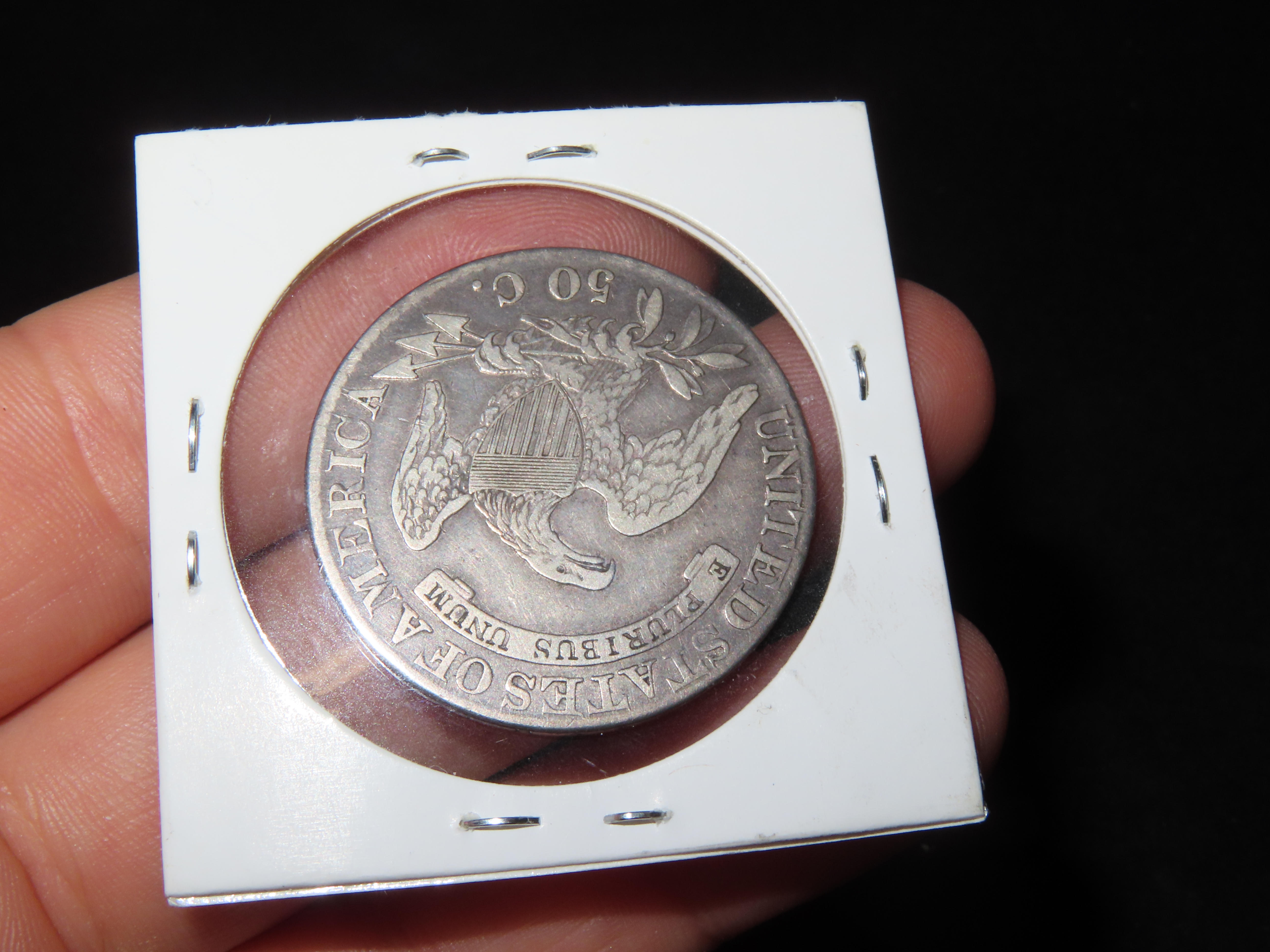 1822 Silver Bust Half Dollar, Lettered Edge, Nice Higher Grade Example, Amazing Original Details & Nice Patina. Early U.S. Coin, Lady Libert