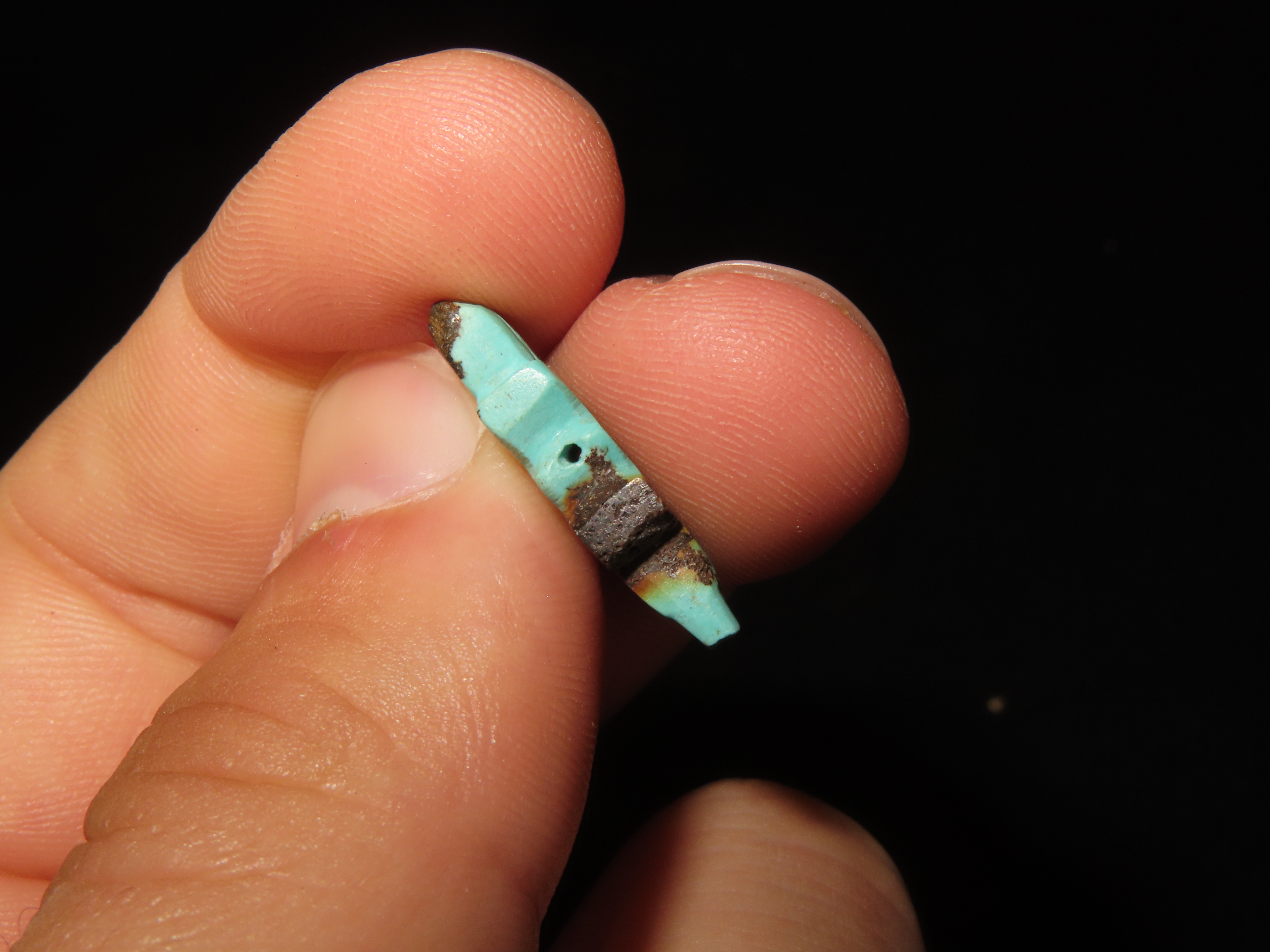 Nice Turquoise Zuni Fetish Animal Effigy Bead, Great Example