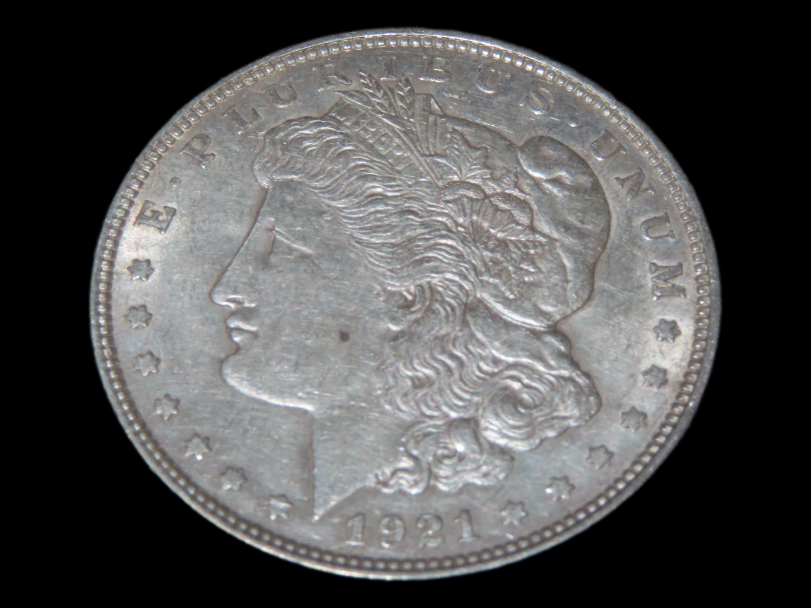 1921 Morgan Dollar, Great Rare Coin. Nicer Grade all Original US Silver Dollar.