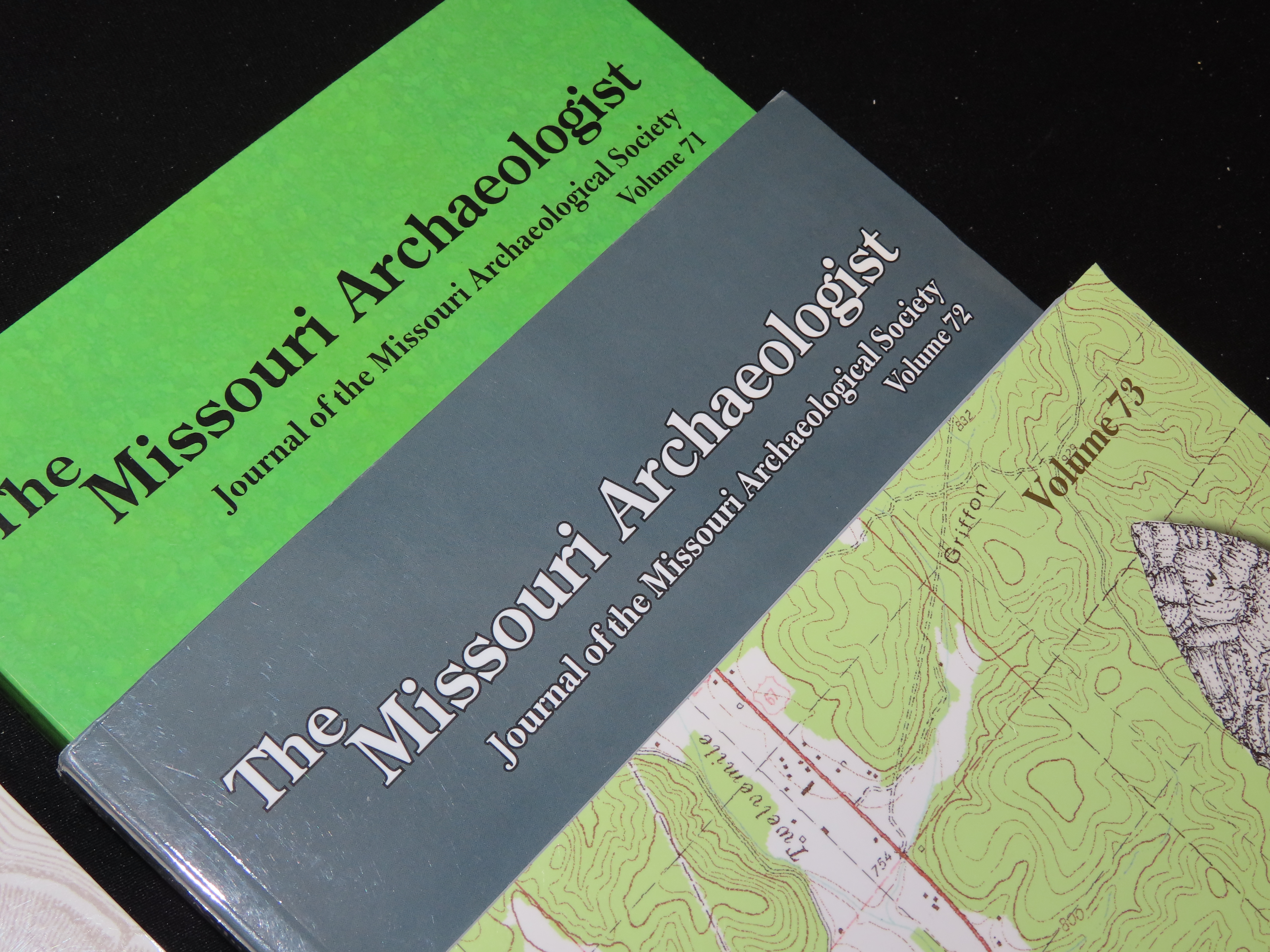 Lot of 6 Missouri Archaeologist. Full of Pics & Articles on all kinds of Artifacts & Sites. 2007-2012, Only one issue printed per year on th