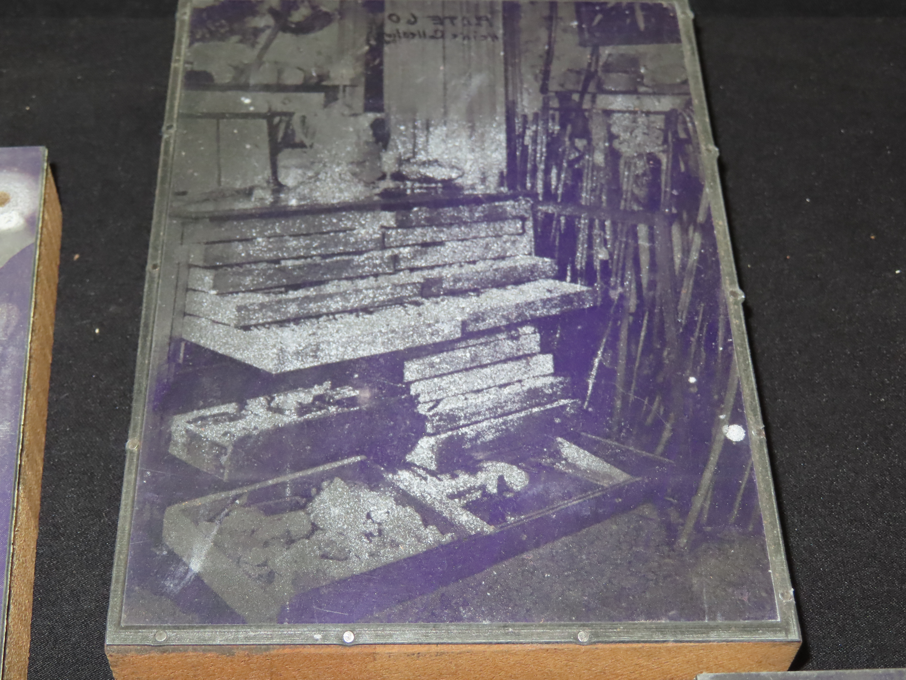Lot of 6 Antique Printing Plates with Guns, Rifles, Army, Navy, etc. Used in Rev. Heike's Book on guns.