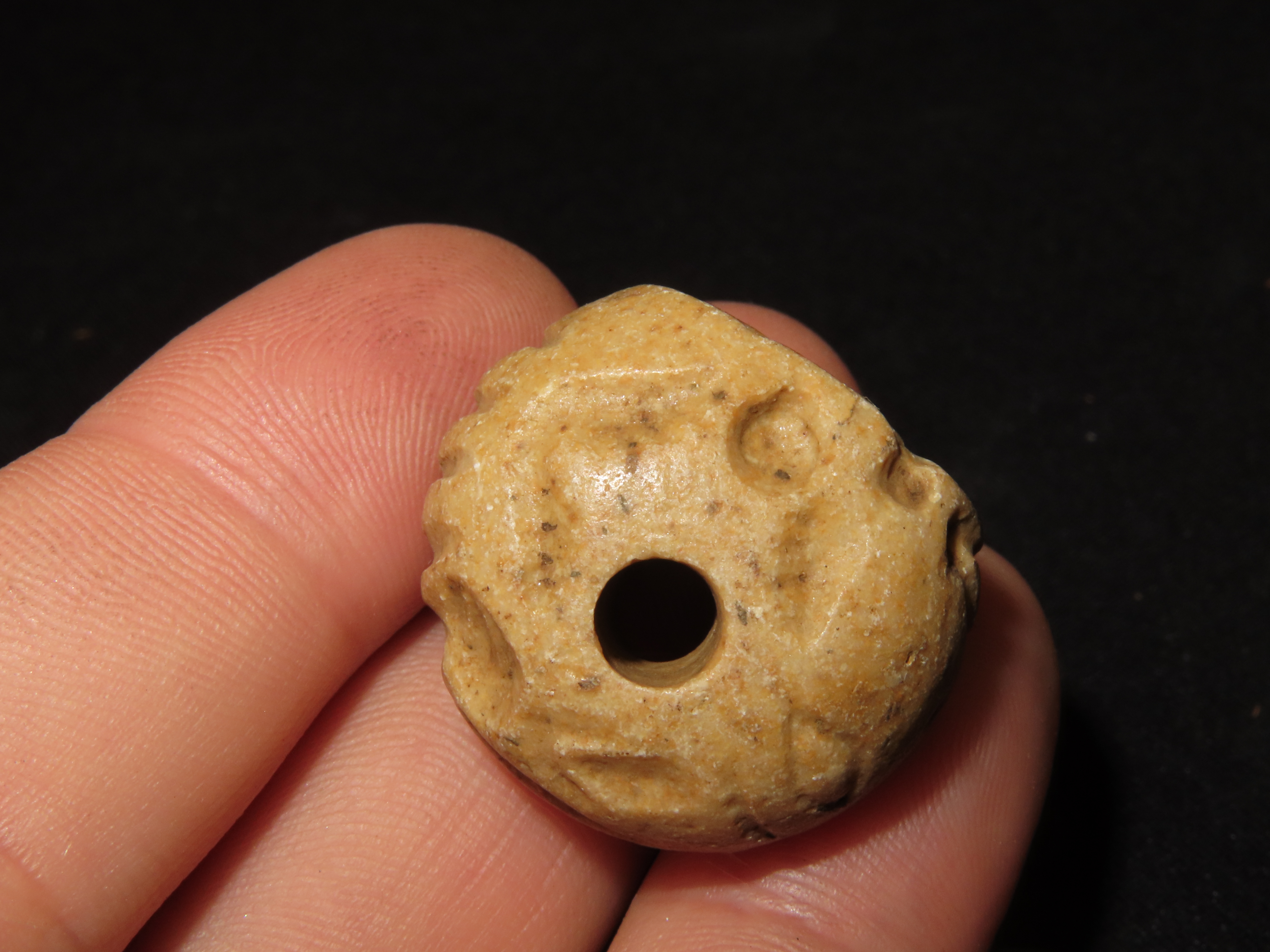 Ancient Roman Viking Engraved Intaglio Seal Bead