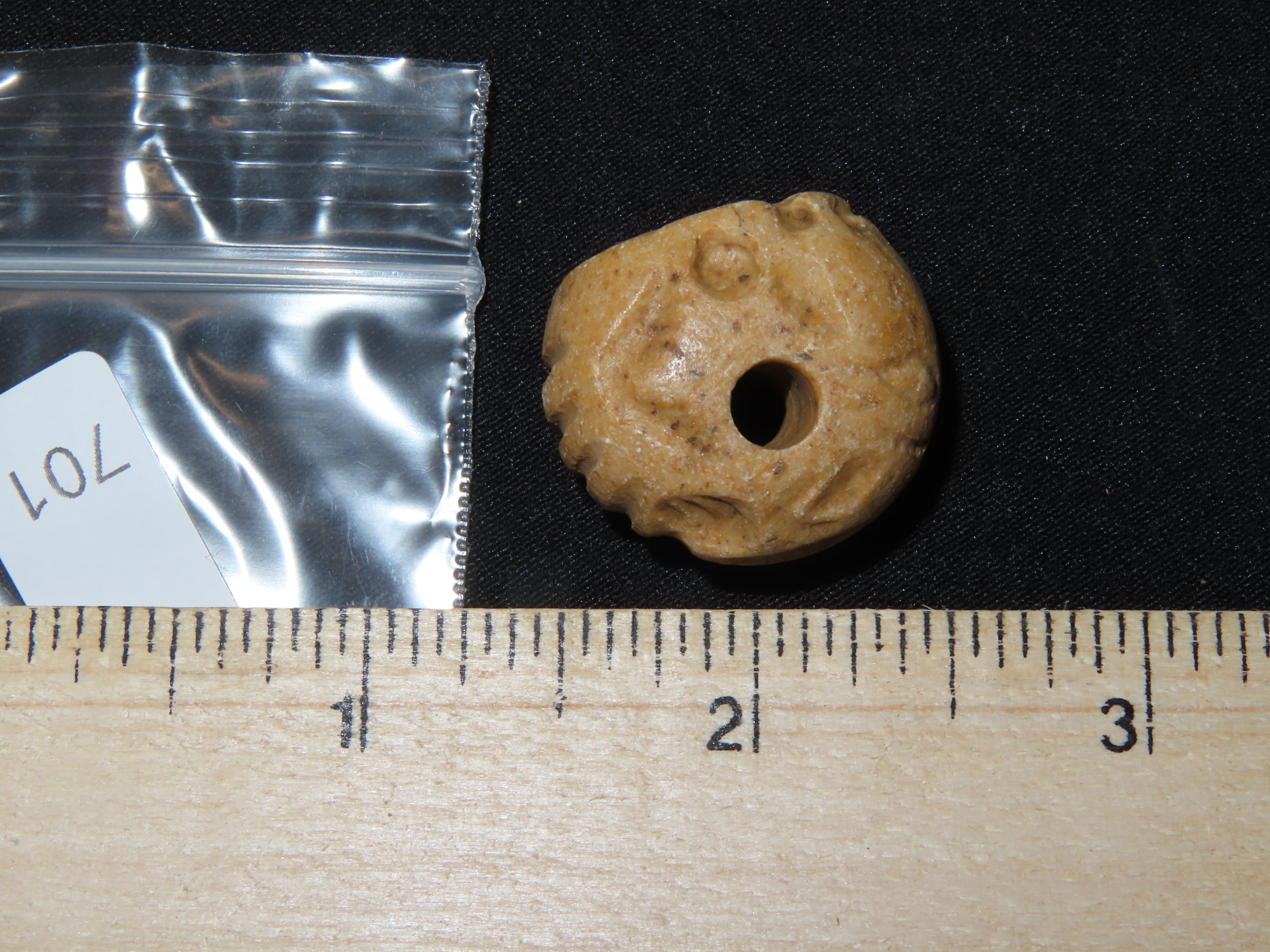 Ancient Roman Viking Engraved Intaglio Seal Bead
