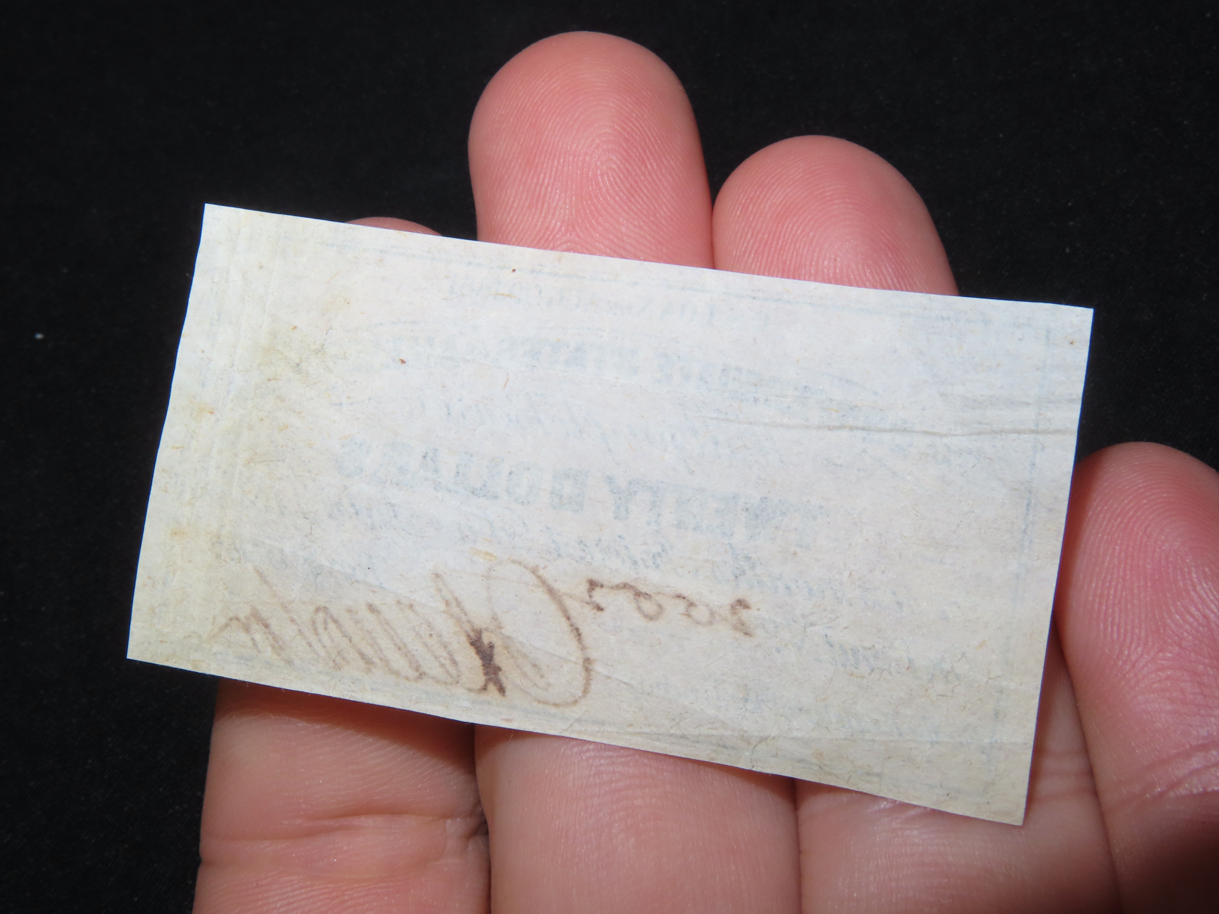 Civil War Confederate States $20 Bond Note, Dated August 19th, 1861. Original Hand Signed Document from the Time Period. Great Piece of Amer