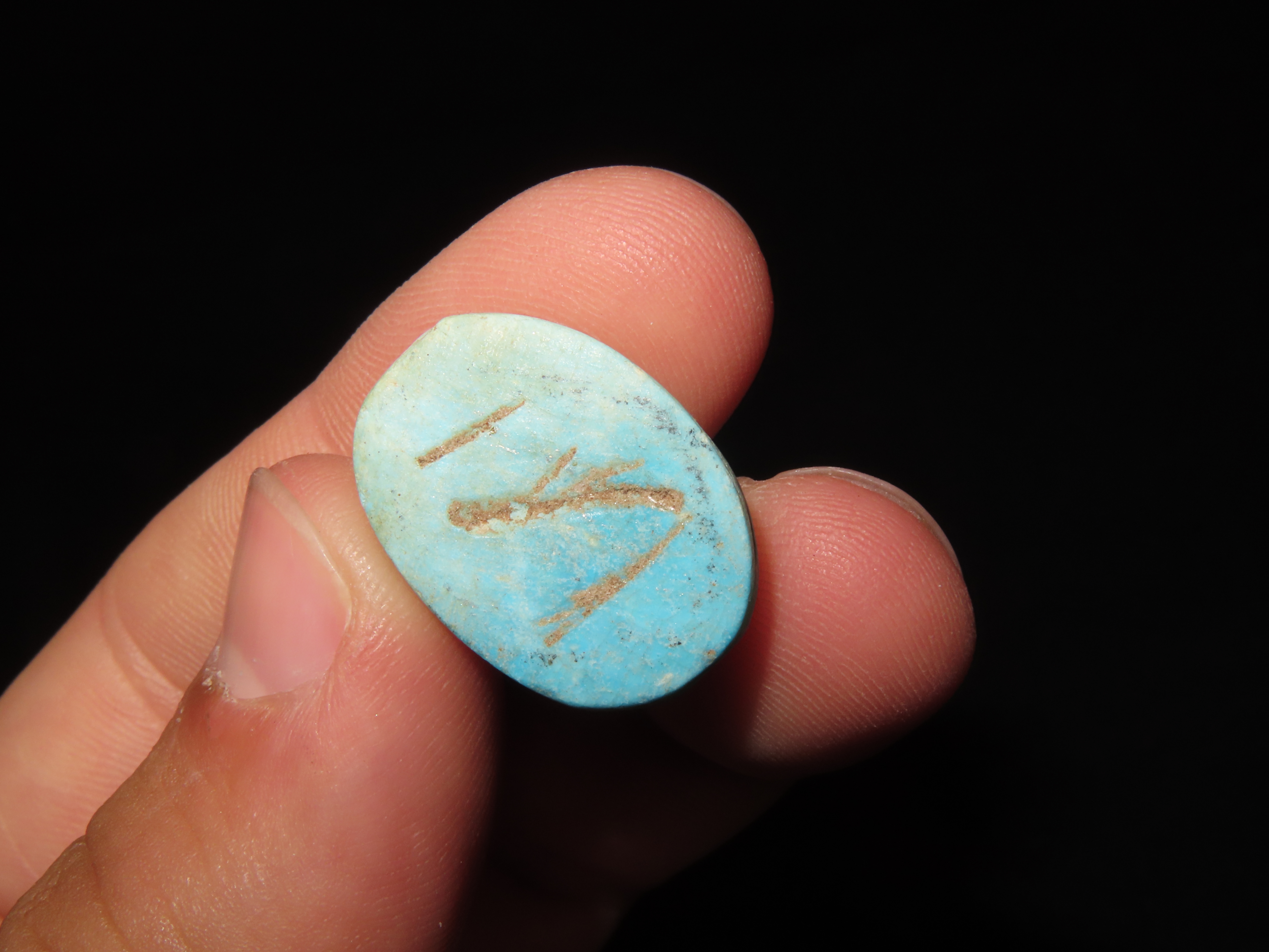 Nice Egyptian Scarab Bead, 1085-730 BC, Nice Example with Great Patina