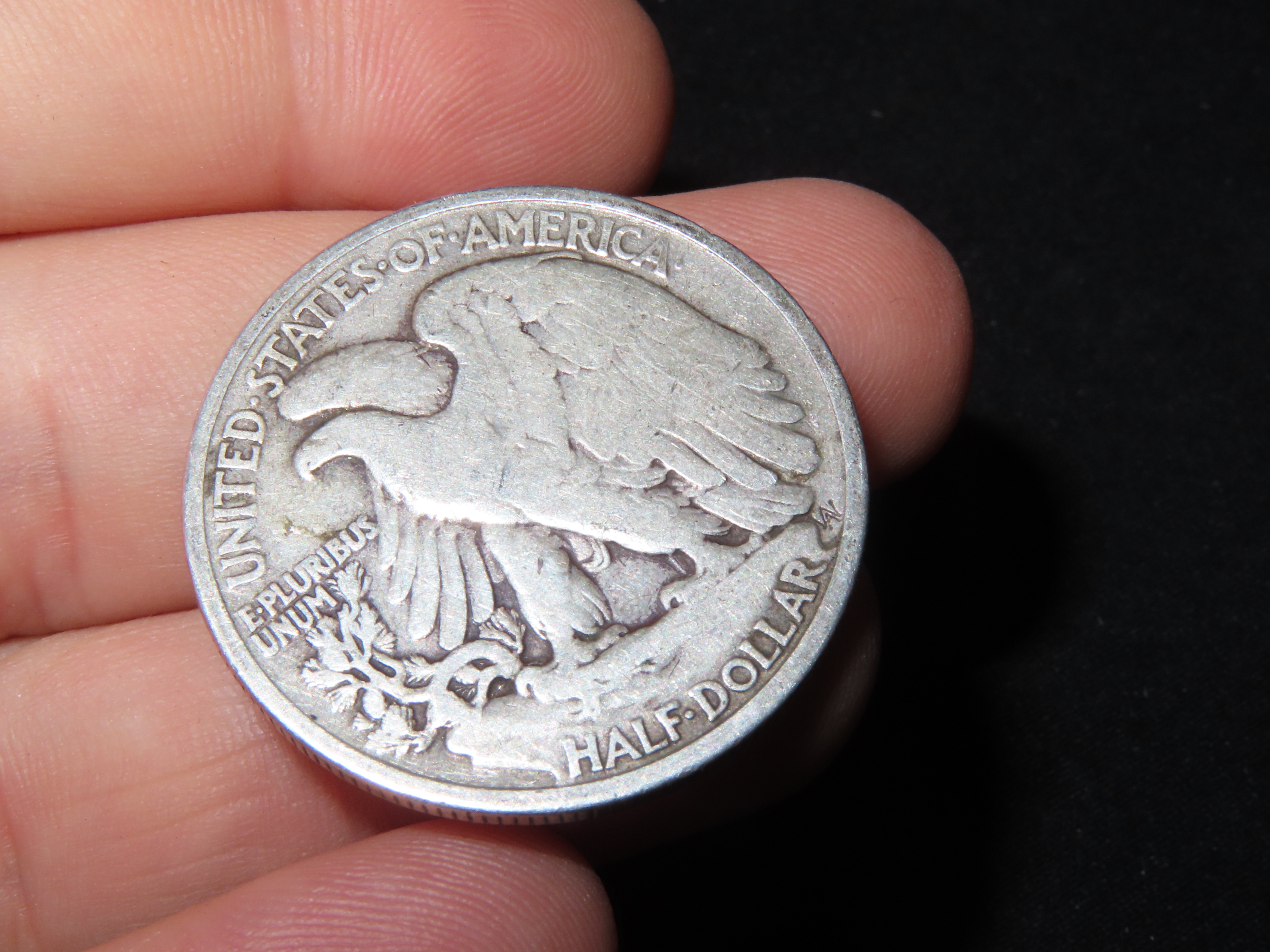 1935Walking Liberty Silver Half Dollar, Great Original Condition, Early U's Coin, United States Currency