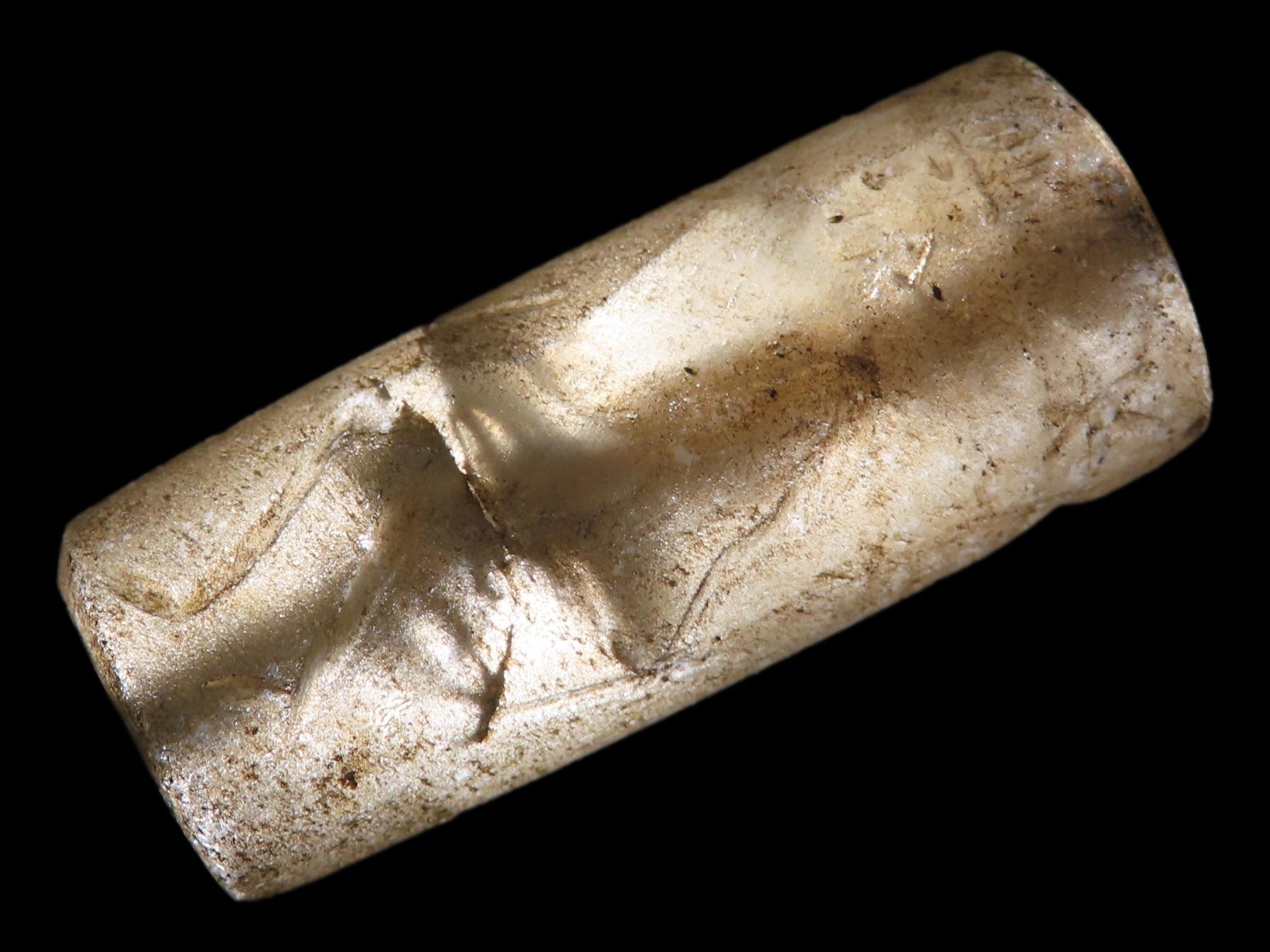 Ancient Roman Viking Engraved Intaglio Seal Bead