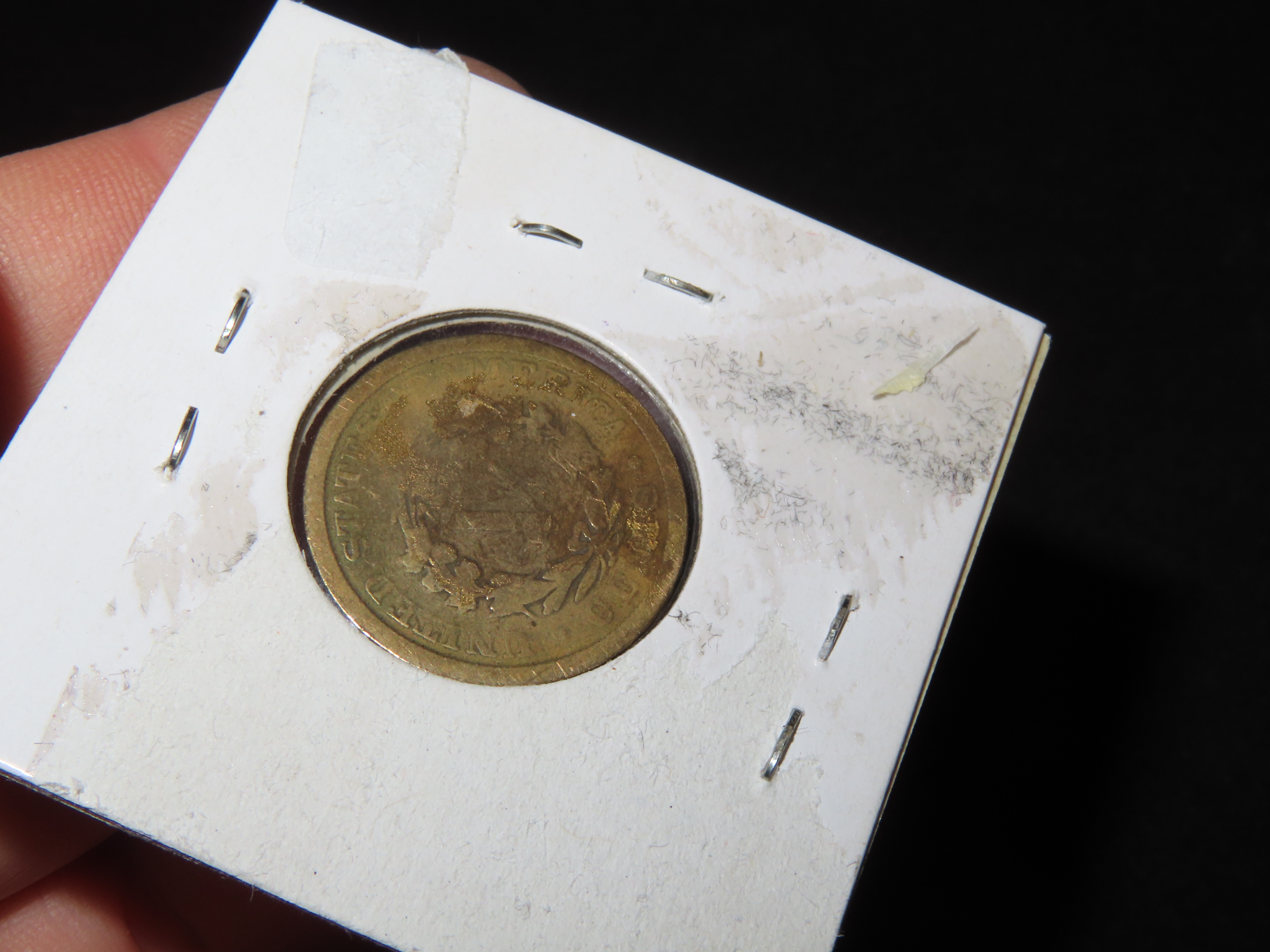 Rare 1903 Gold Plated "Rackateer" Nickel, These were Plated back in the early 1900's to try to pass off as a $5 Gold Coin, as they were of s