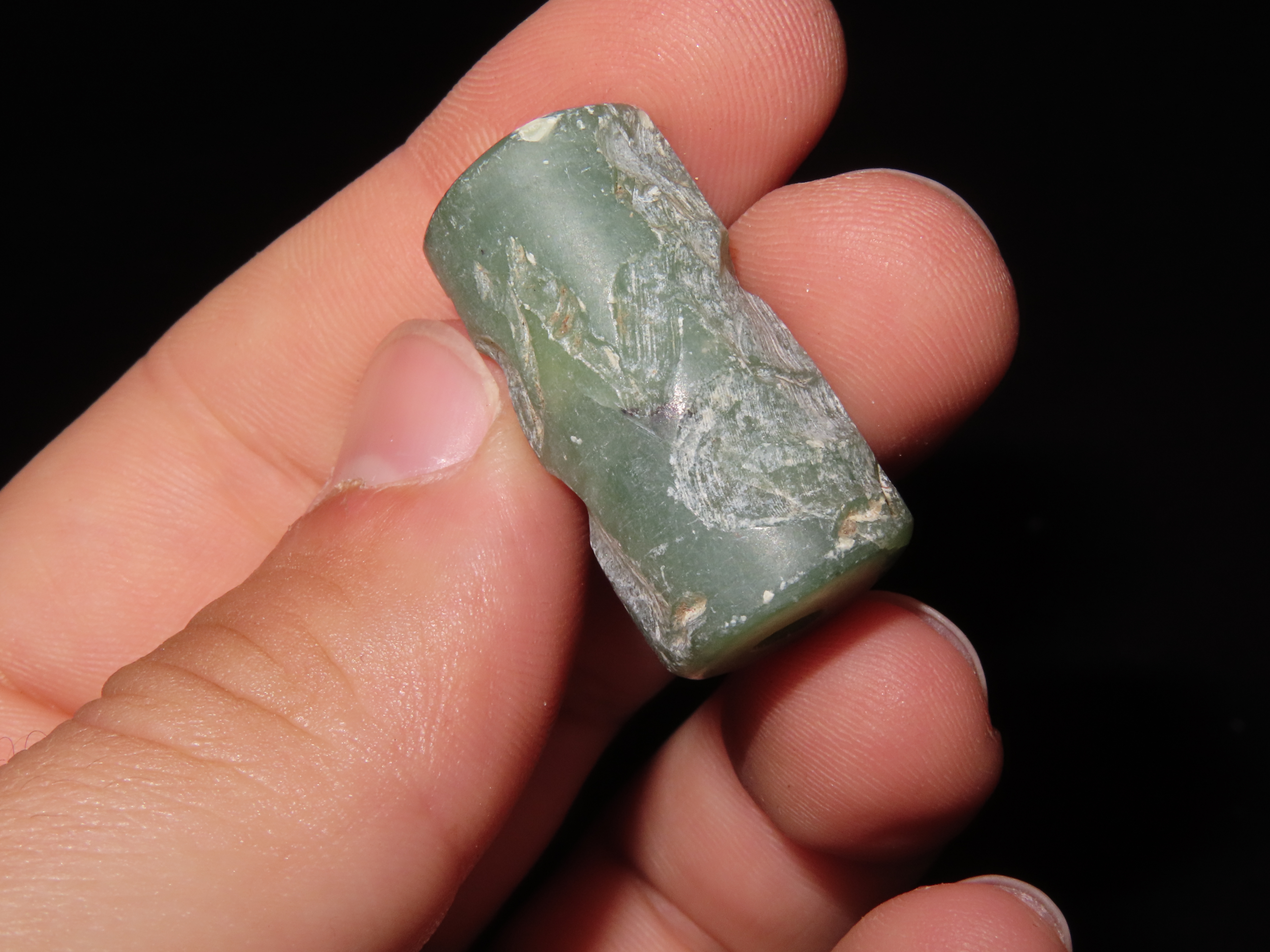 Ancient Roman Viking Engraved Intaglio Seal Bead
