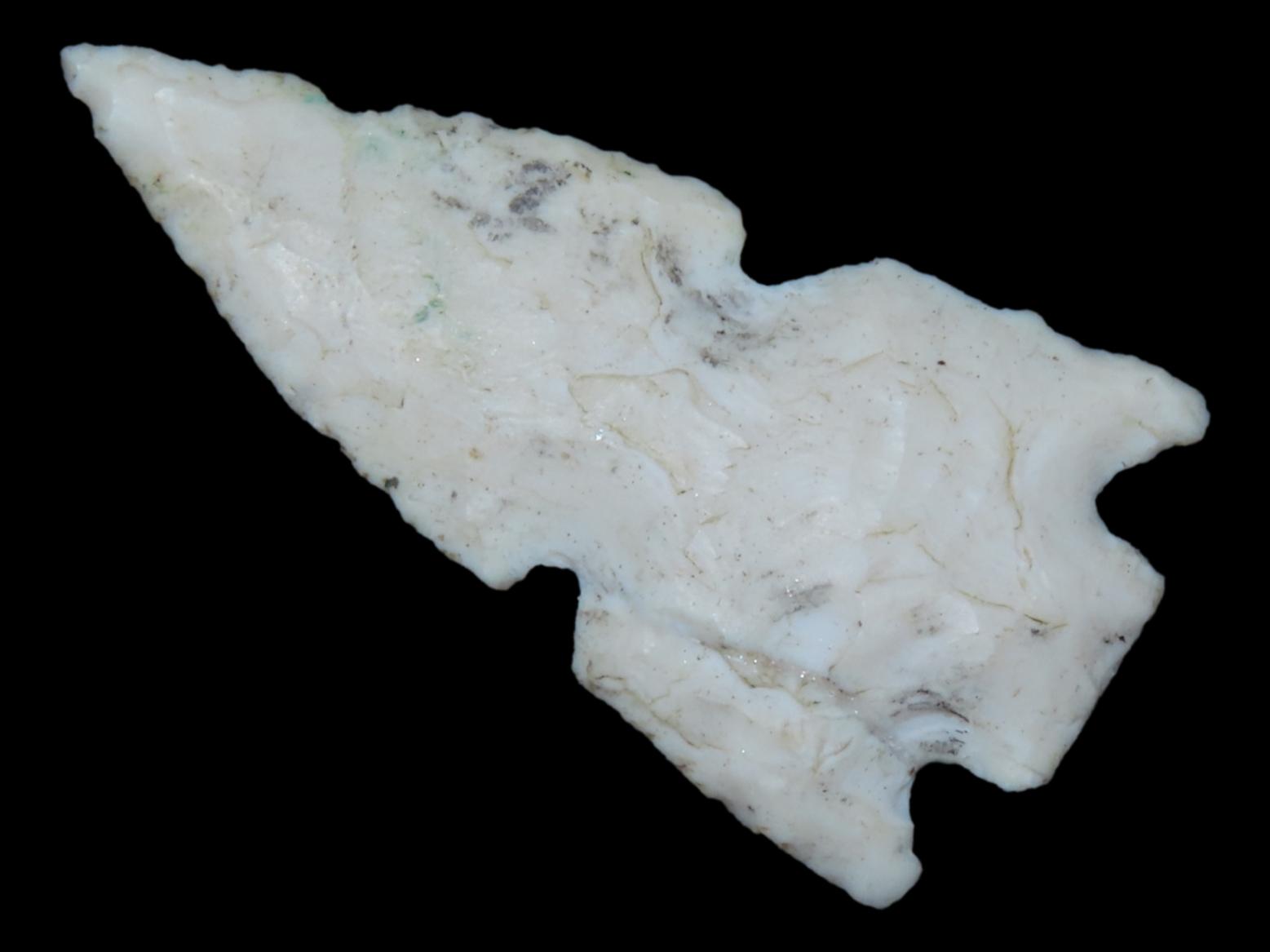 Nice Double Notch Bird Point found in New Mexico. Indian Arrowhead, Artifact.