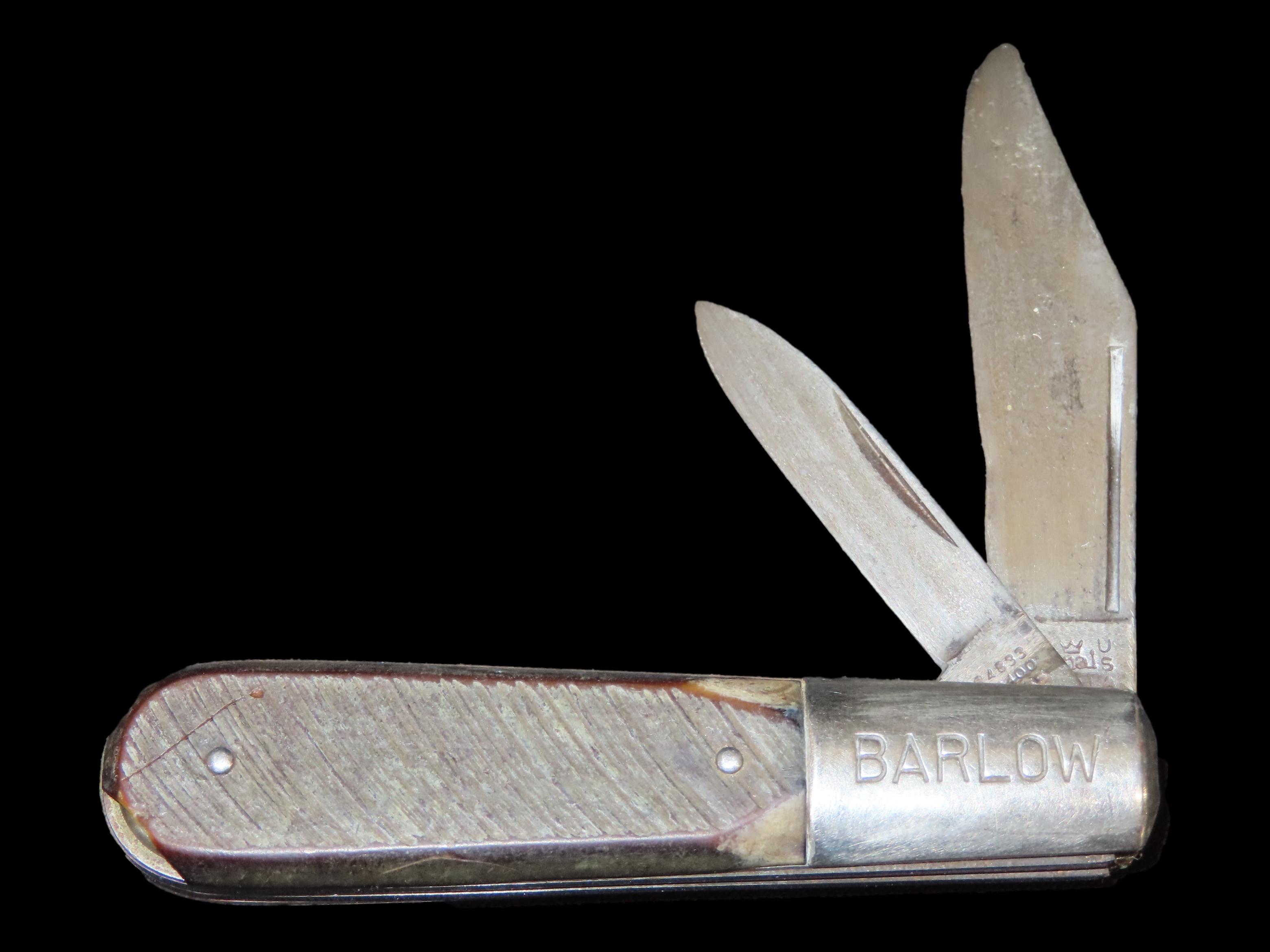 Vintage Barlow Dual Blade Pocket Knife. Imperial.