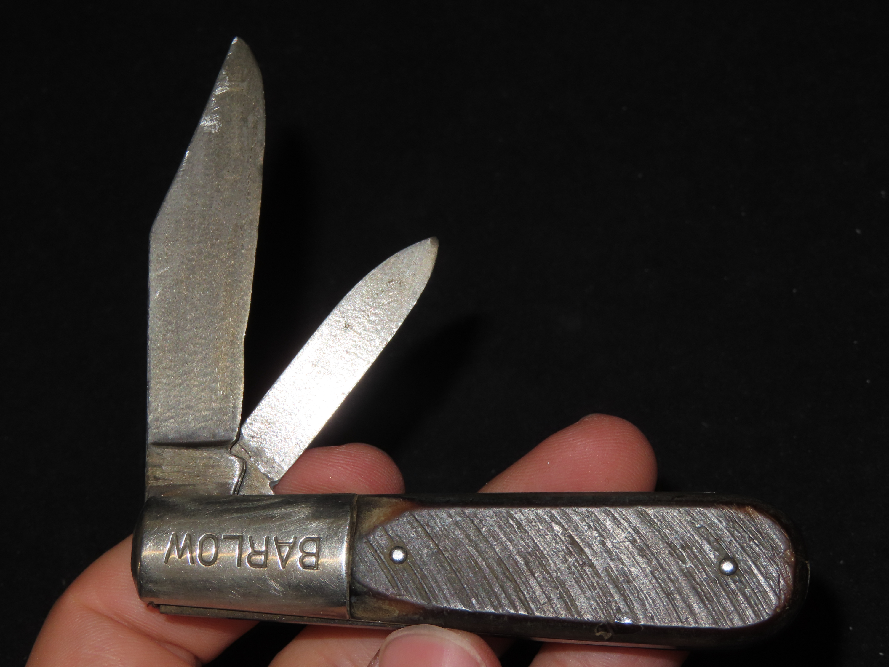 Vintage Barlow Dual Blade Pocket Knife. Imperial.