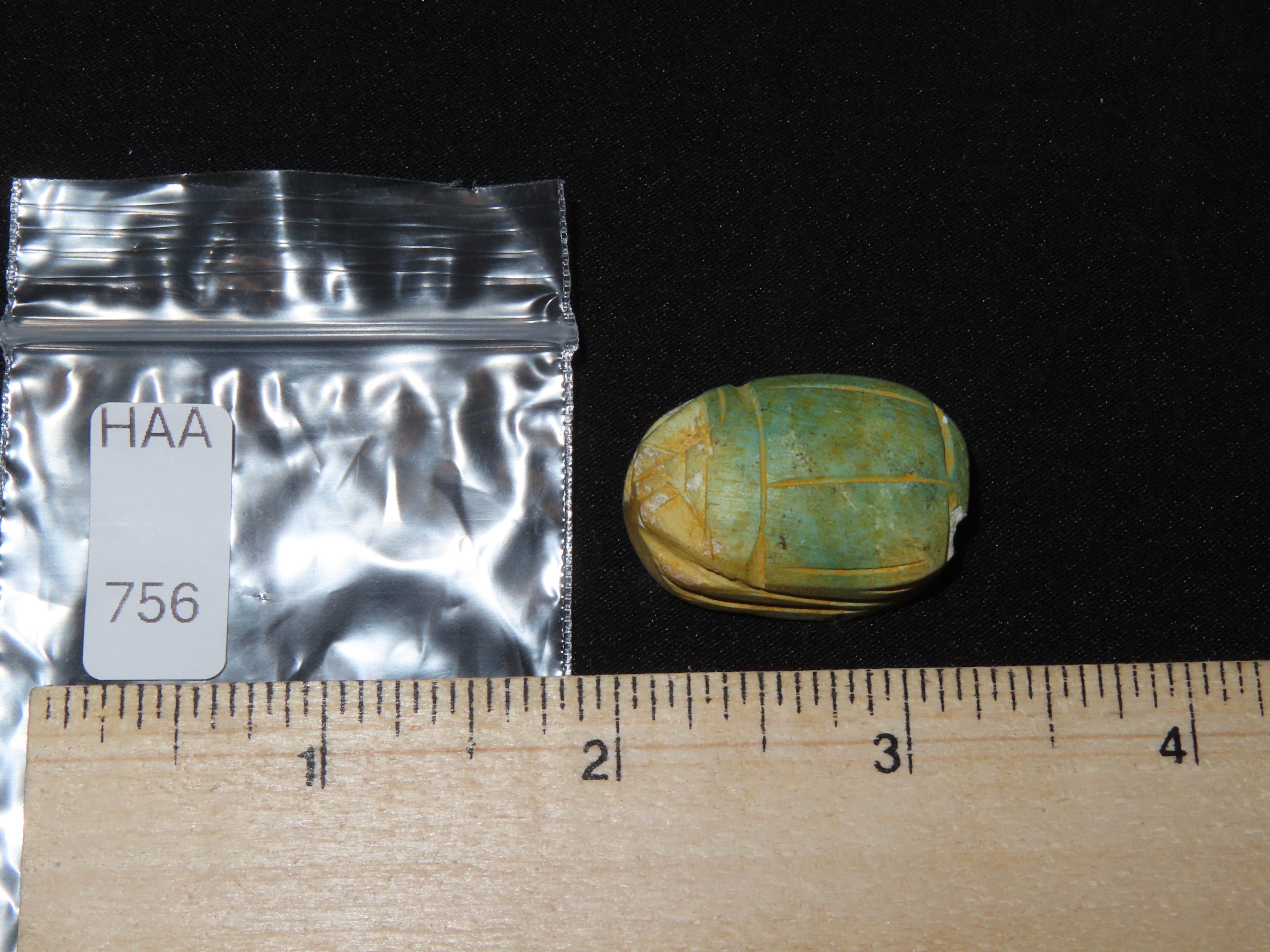 Nice Egyptian Scarab Bead, 1085-730 BC, Nice Example with Great Patina