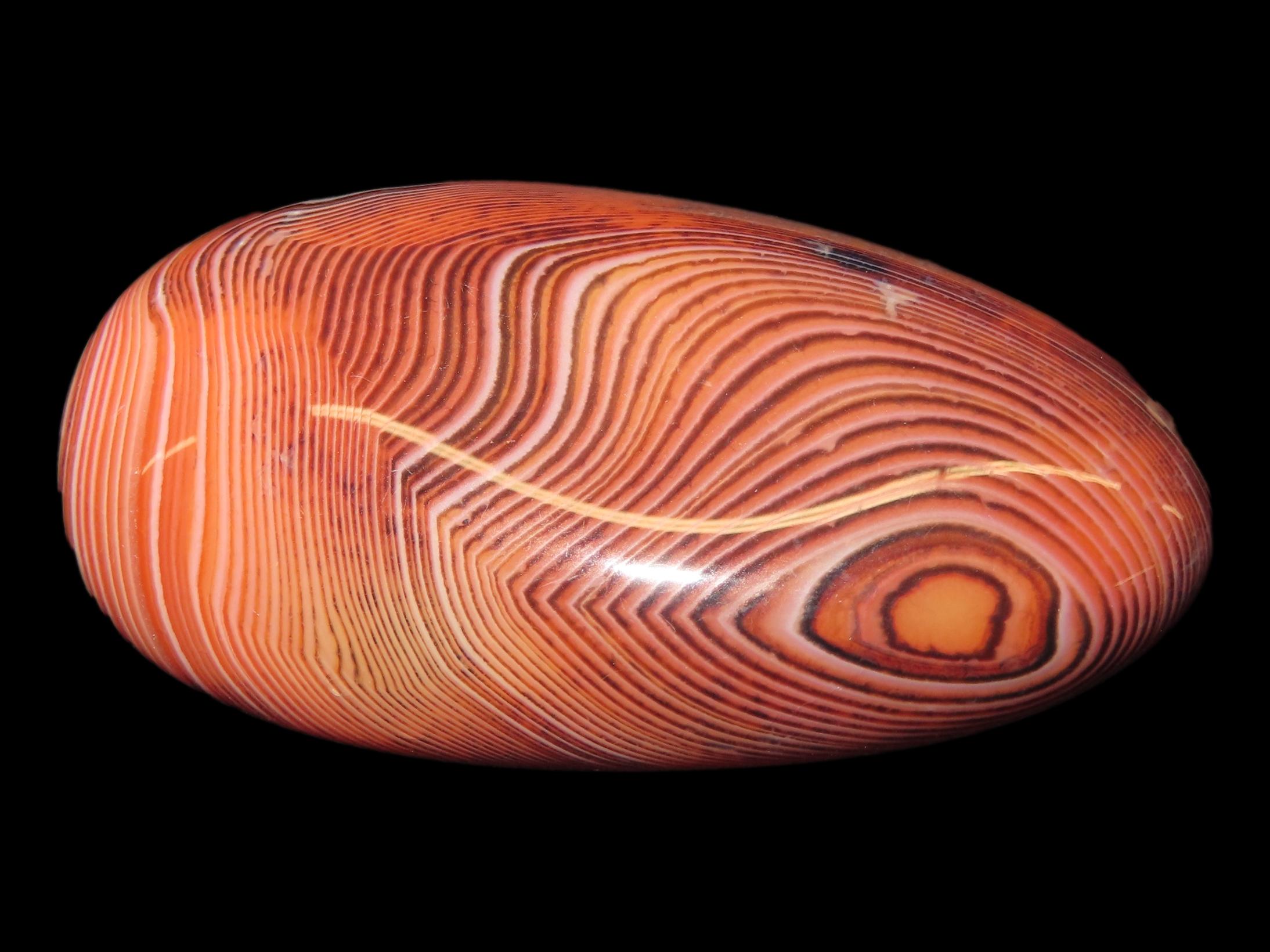 Colorful Polished Banded Lace Agate. Incredible Colors. Nice large example. Fully Polished.