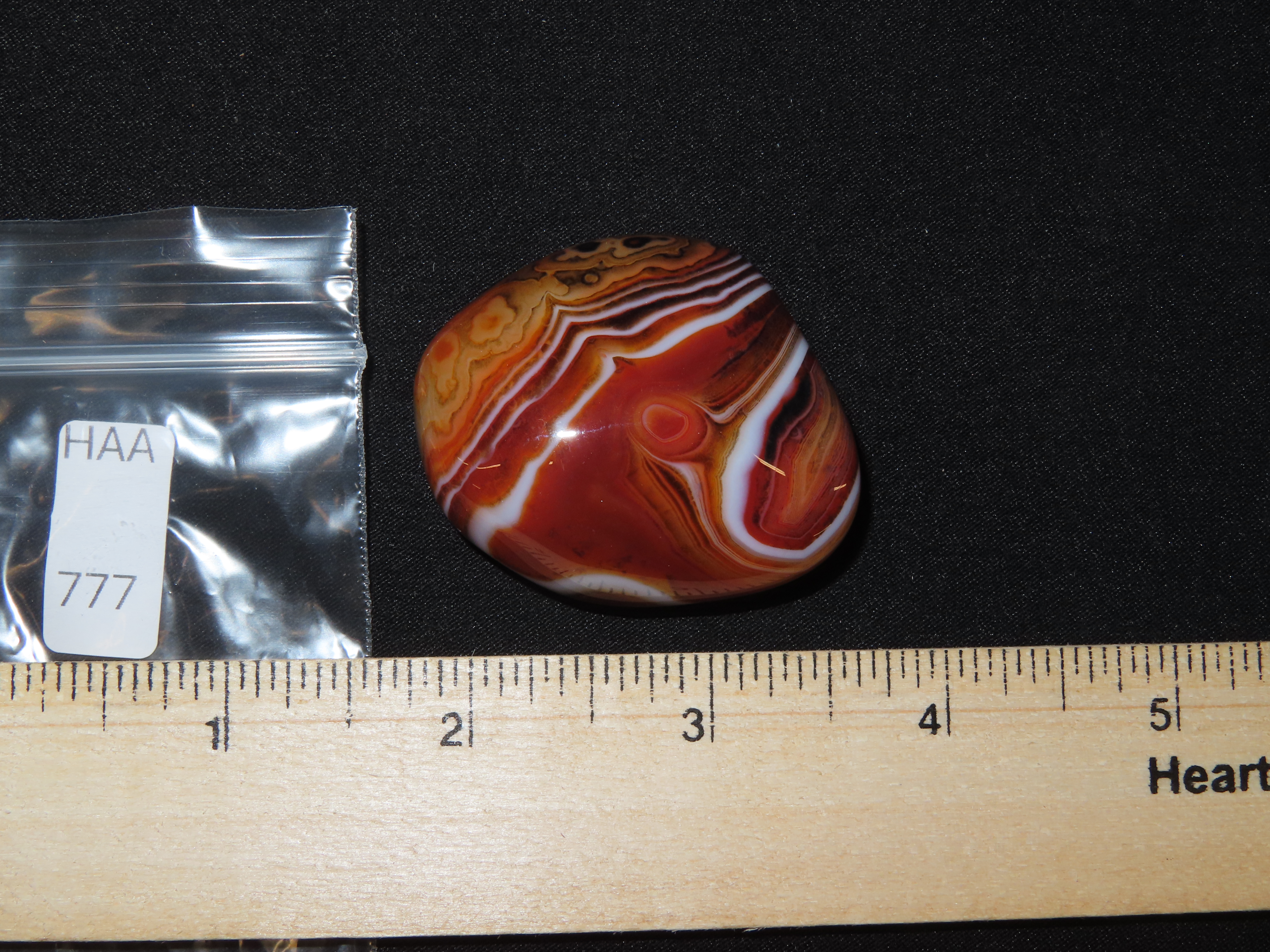 Colorful Polished Banded Lace Agate. Incredible Colors. Nice large example. Fully Polished.