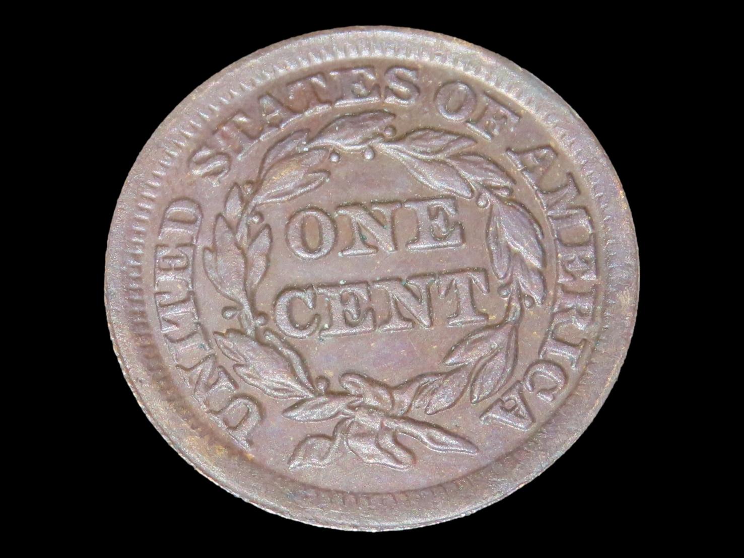 1841 Large Cent, Great Condition. Early U.S. Coin with amazing detials.