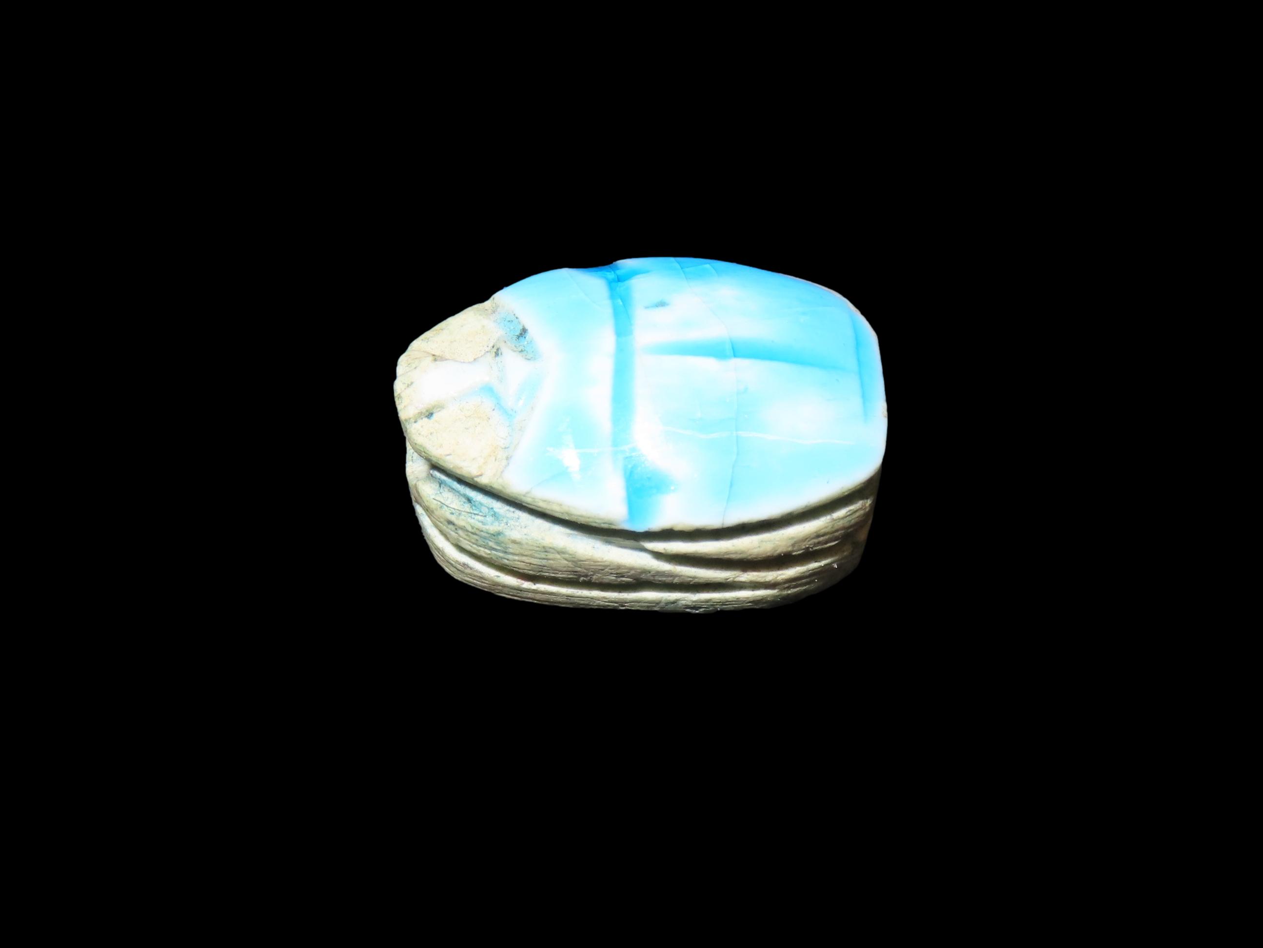 Nice Egyptian Scarab Bead, 1085-730 BC, Nice Example with Great Patina