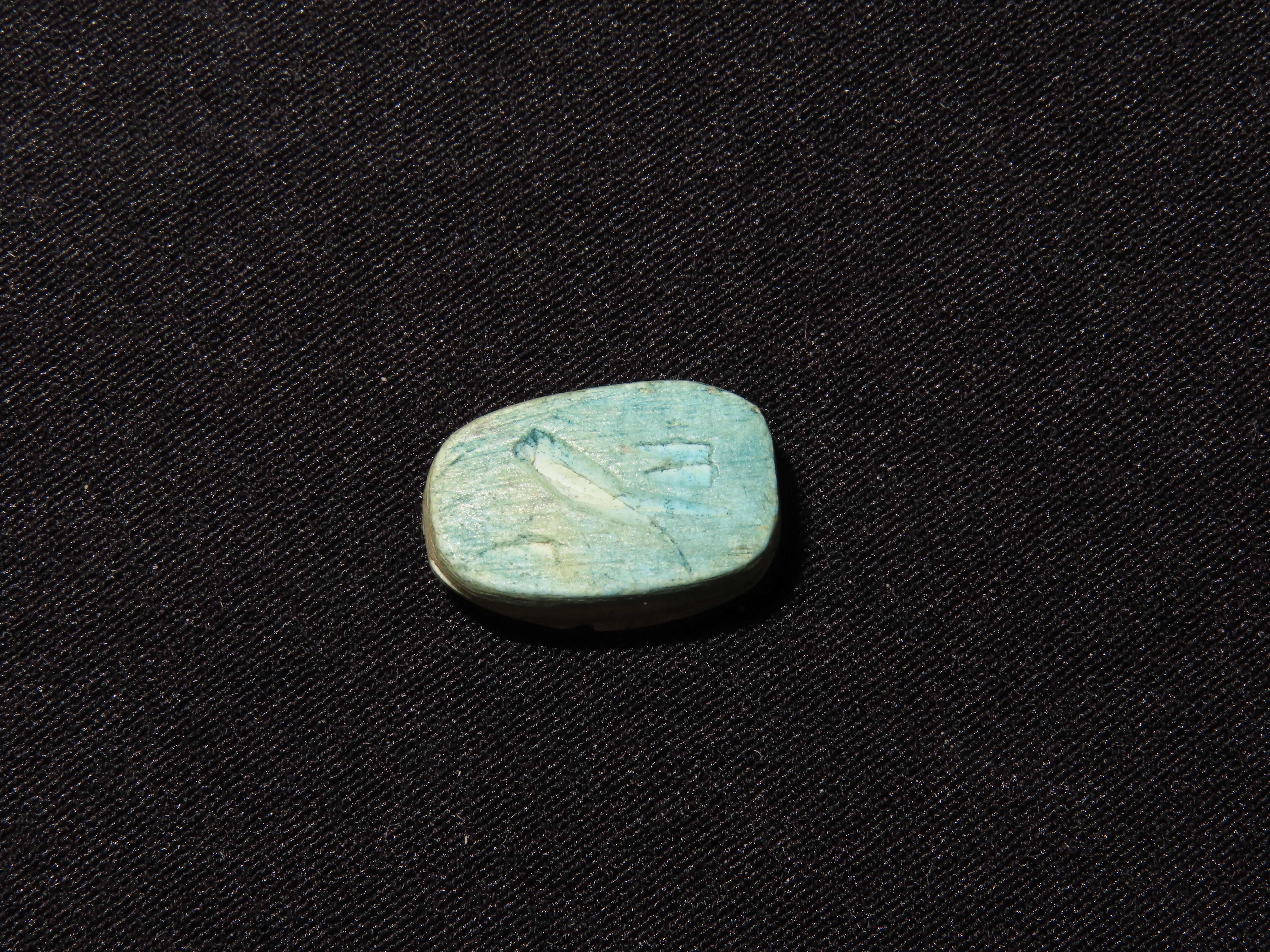 Nice Egyptian Scarab Bead, 1085-730 BC, Nice Example with Great Patina
