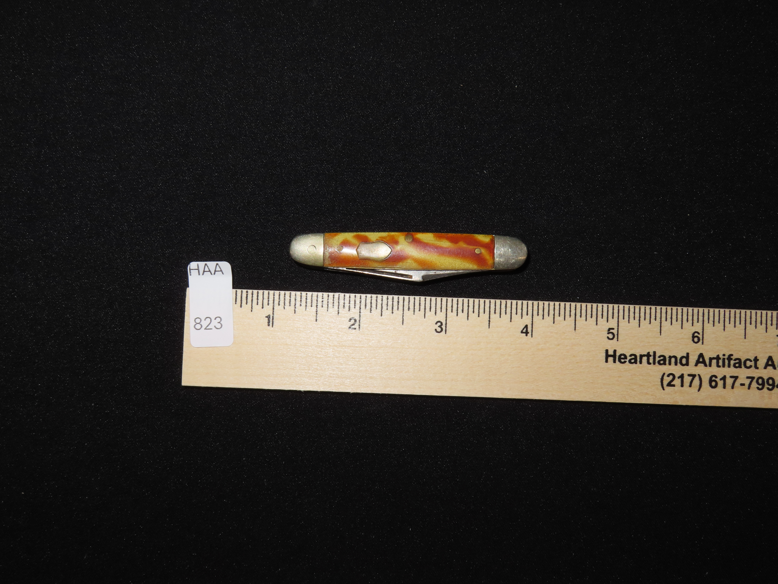 Vintage Pocket Knife, Colorful Handles, Triple Blade. Imperial.