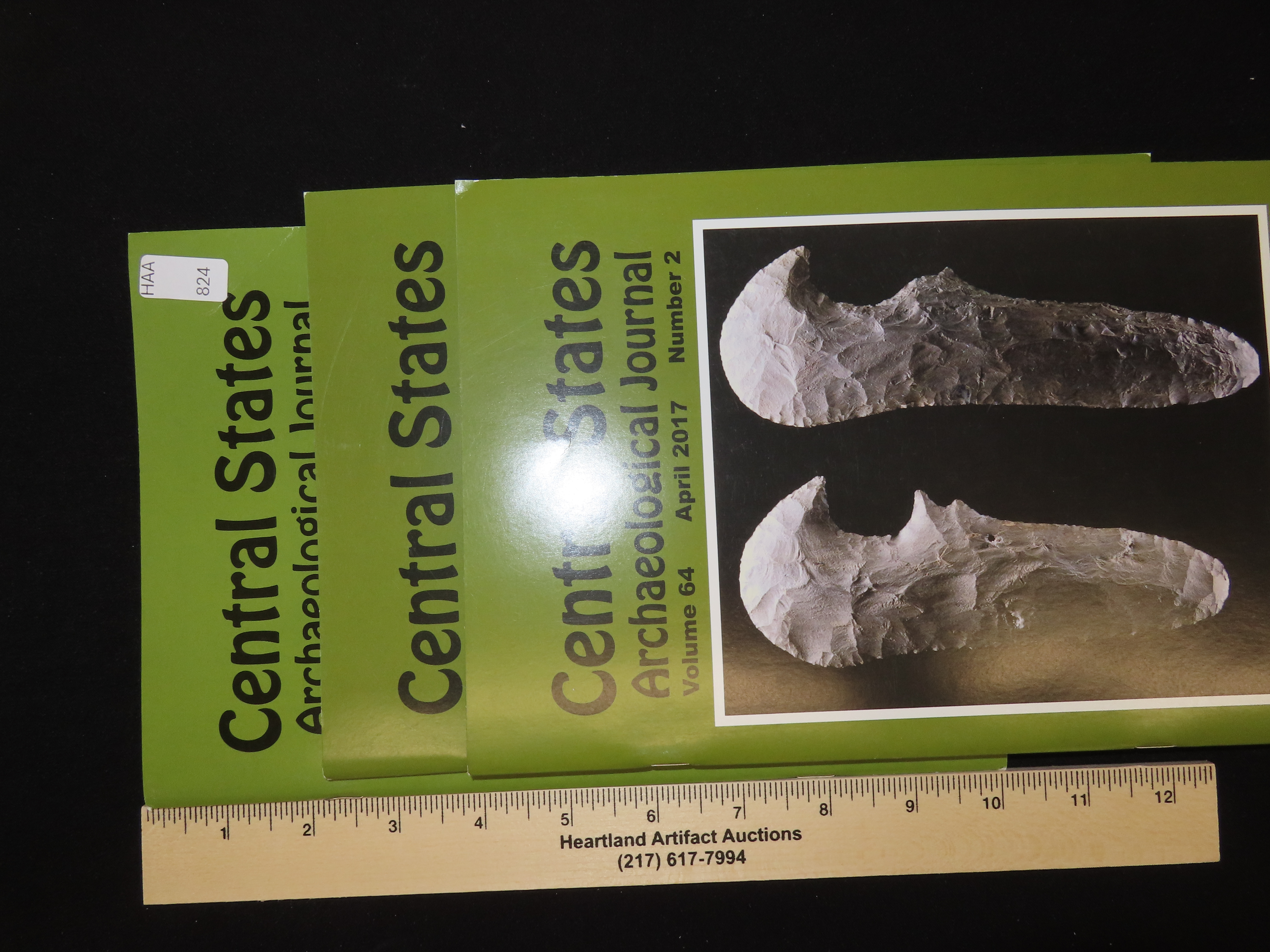 SET OF 3 CENTRAL STATES ARCHAEOLOGICAL JOURNALS FOR 2017