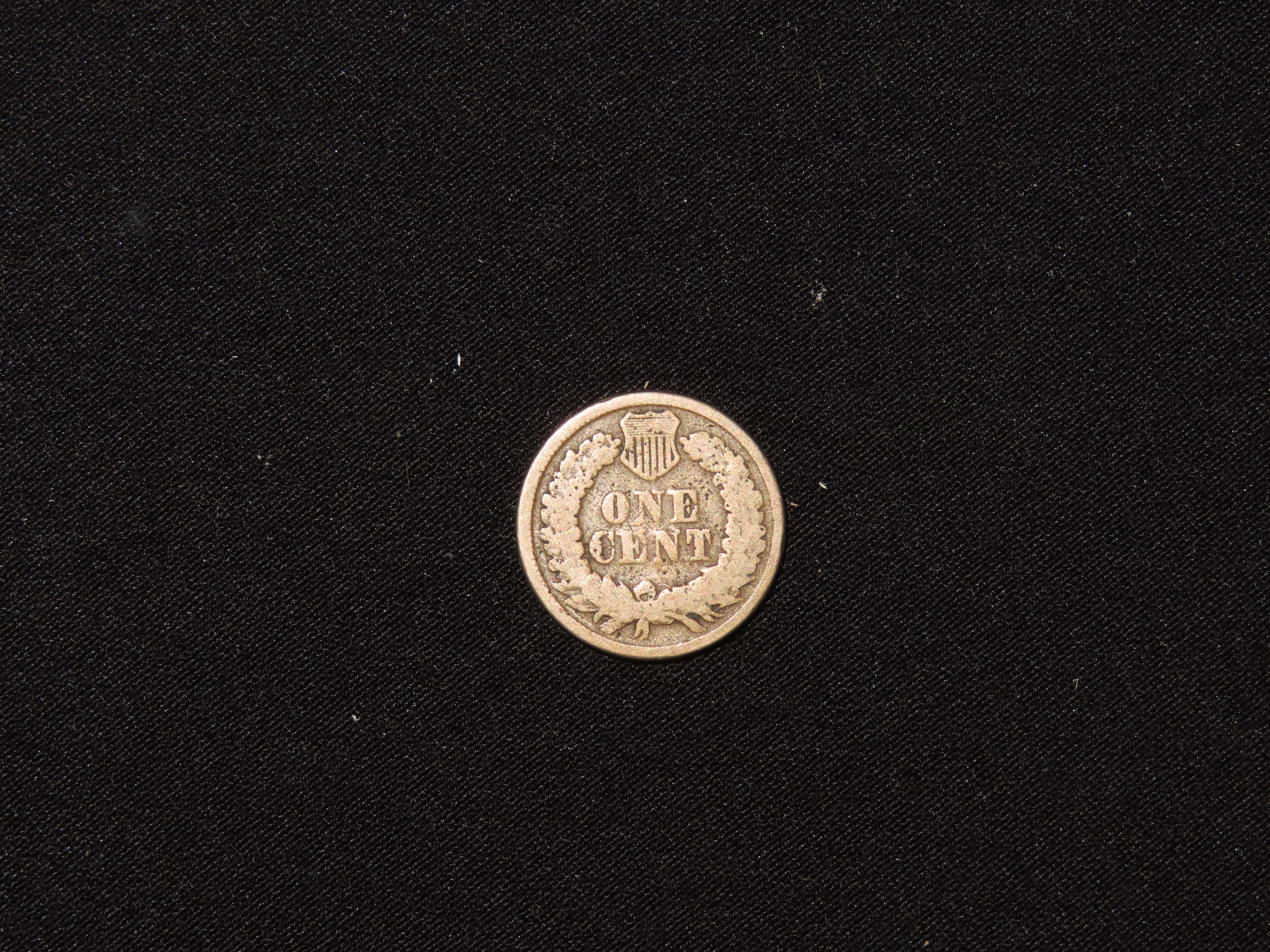 Nice 1863 Civil War Era Indian Head Cent, Penny, Copper Nickel Penny. All letters of "Liberty" are visible. Great piece of United States His