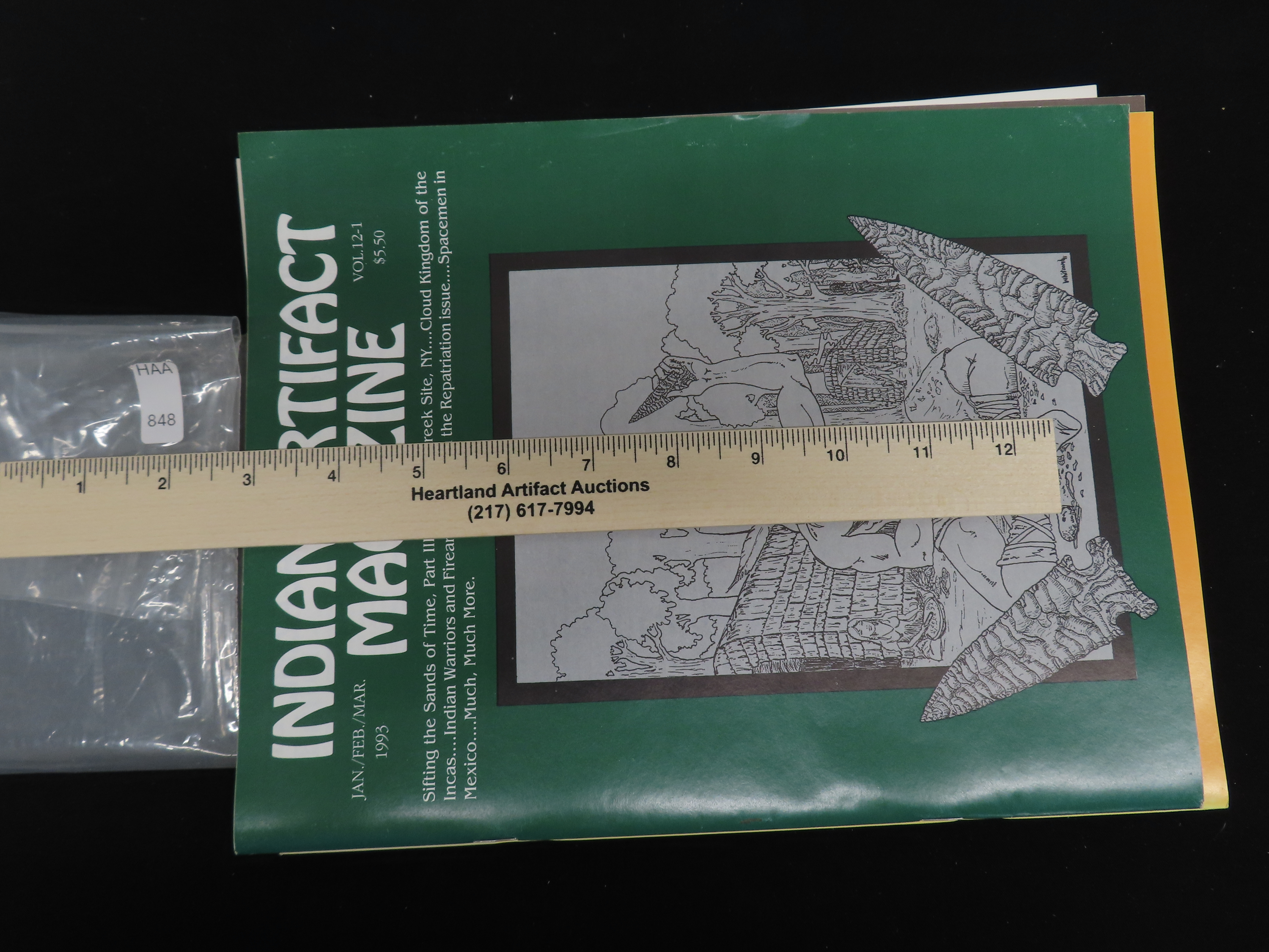 COMPLETE SET OF INDIAN ARTIFACT MAGAZINES FOR 1993, TONS OF GREAT PICS AND ARTICLES!