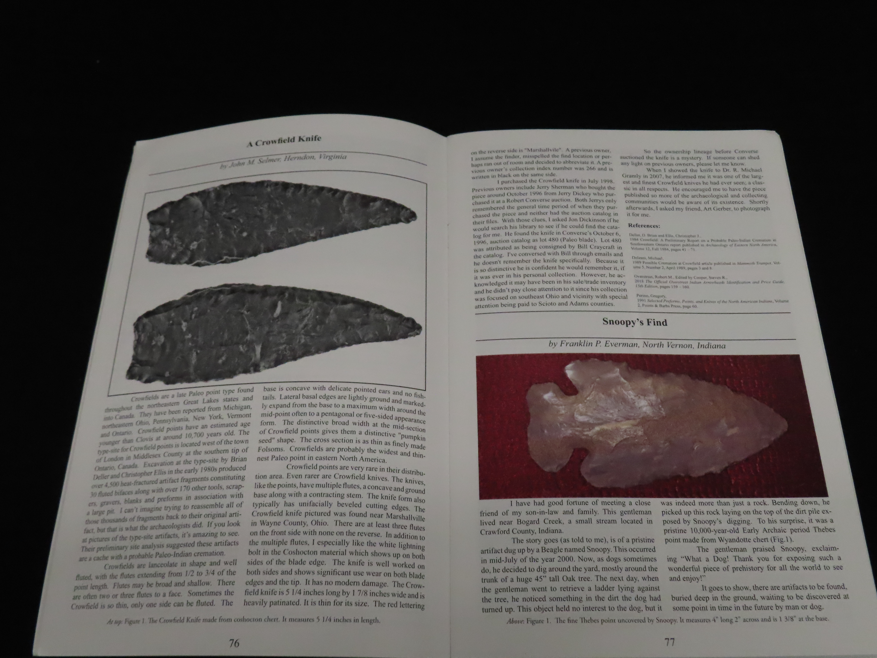 PAIR OF 2020 CENTRAL STATES ARCHAEOLOGICAL JOURNALS WITH COPPER ARTIFACTS ON THE COVERS