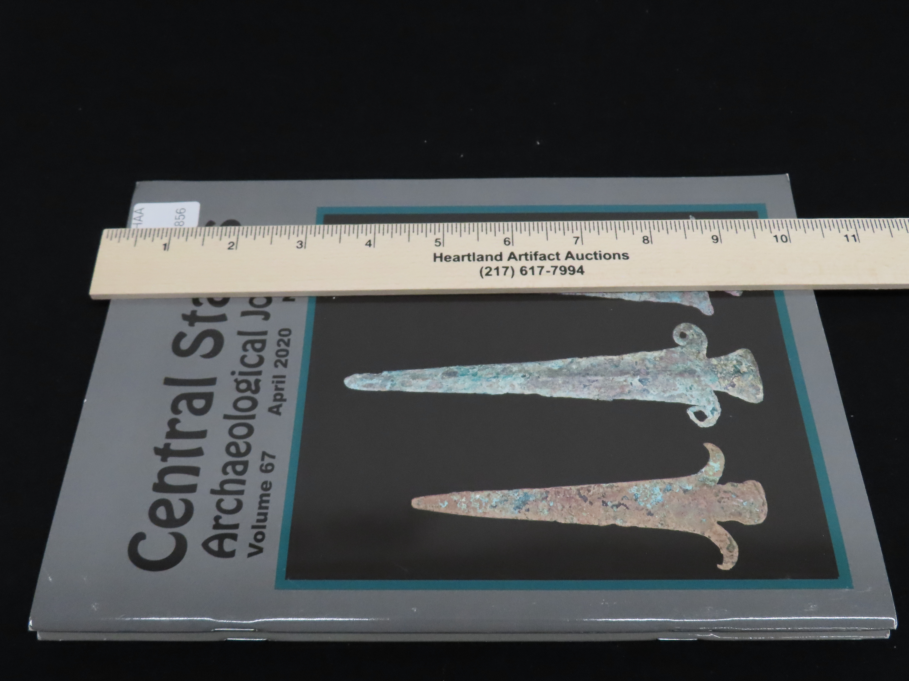 PAIR OF 2020 CENTRAL STATES ARCHAEOLOGICAL JOURNALS WITH COPPER ARTIFACTS ON THE COVERS