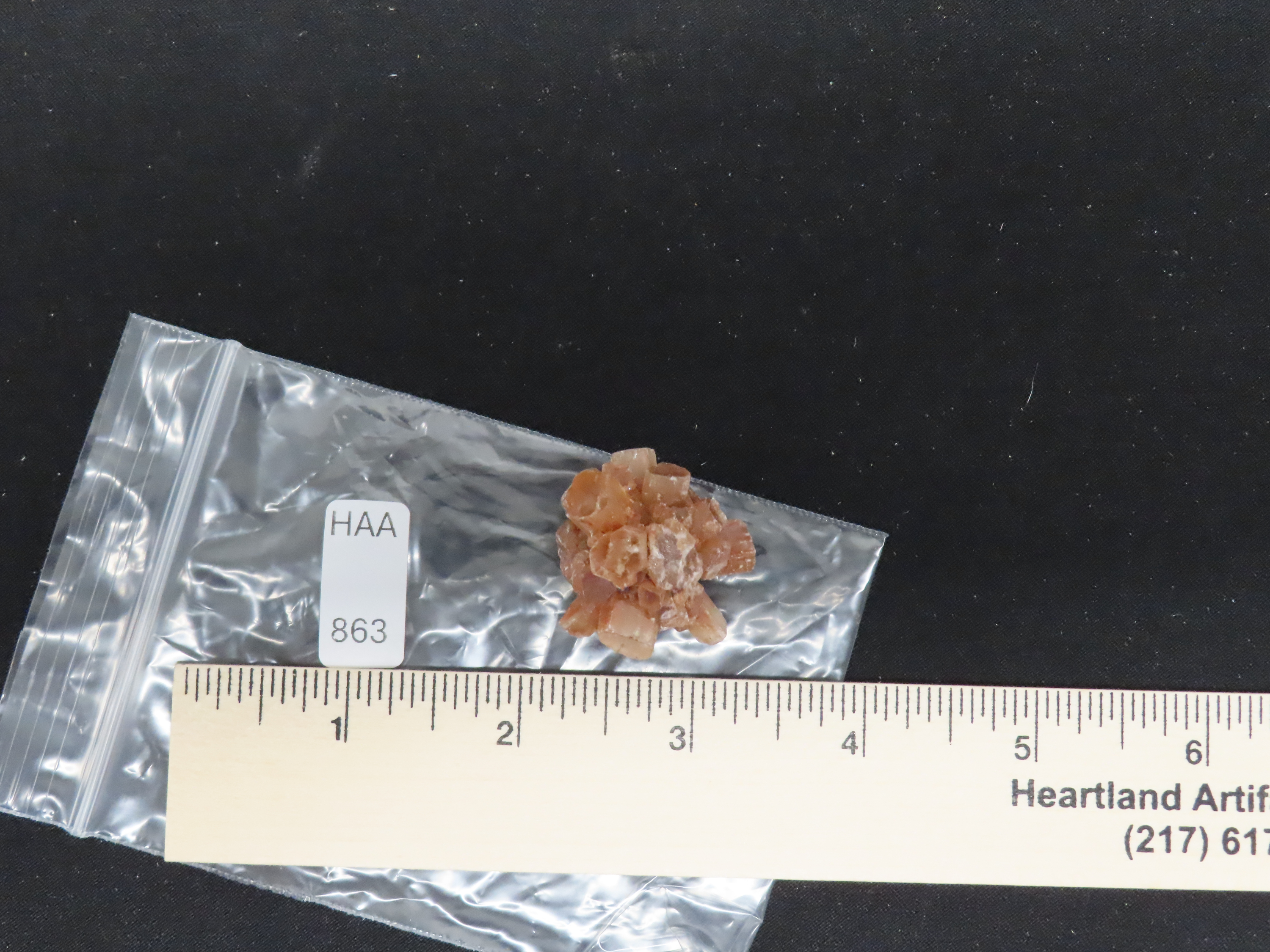 Nice Red Quartz Crystal Cluster.