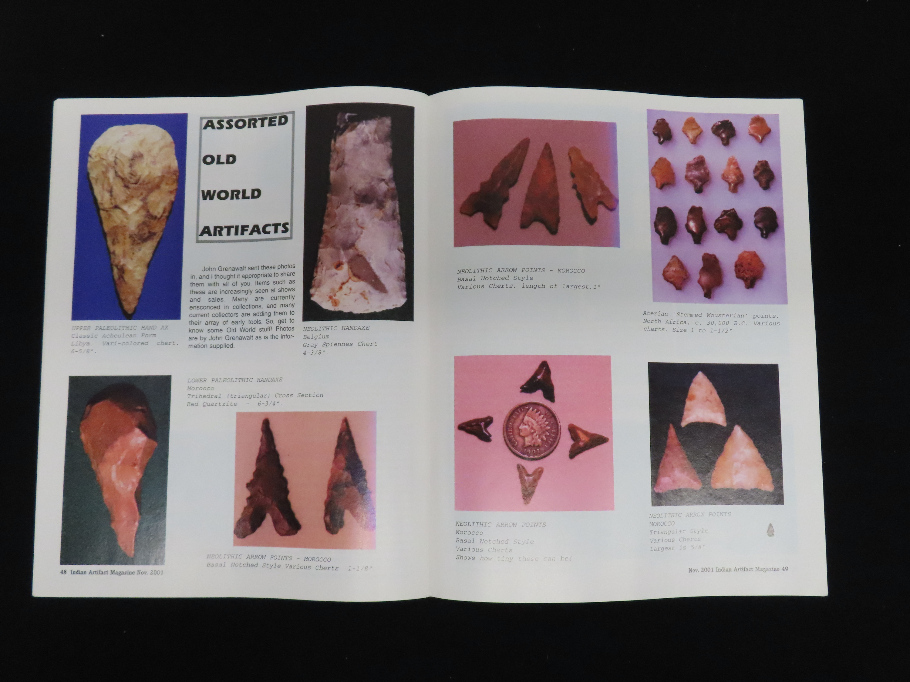 COMPLETE SET OF INDIAN ARTIFACT MAGAZINES FOR 2001, TONS OF GREAT PICS AND ARTICLES!